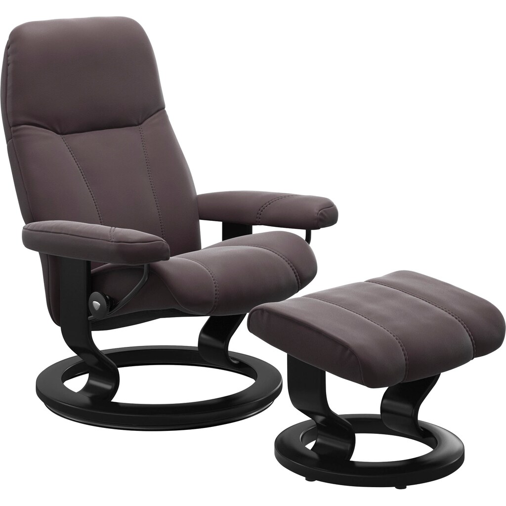 Stressless® Relaxsessel »Consul«, (Set, Relaxsessel mit Hocker)