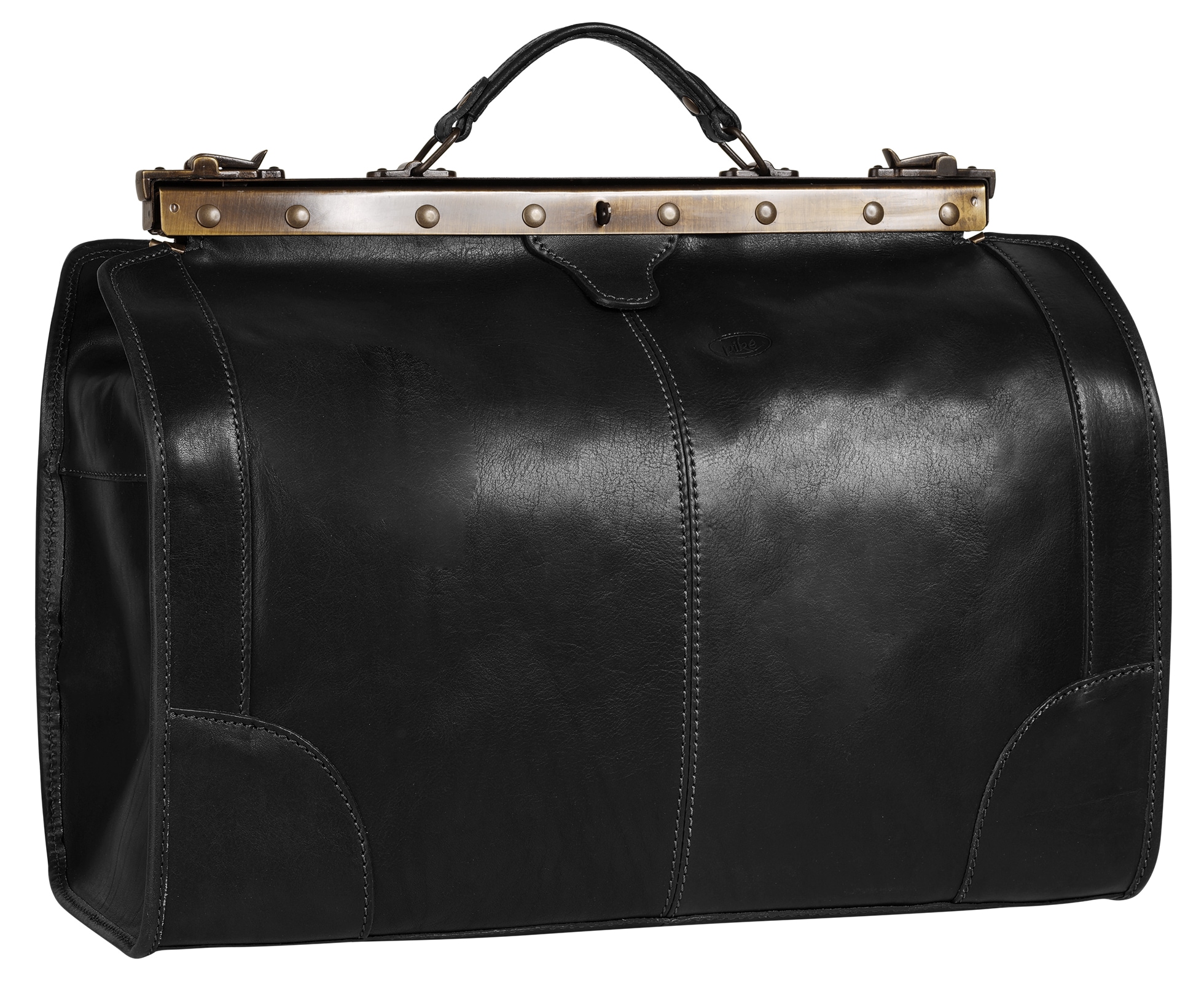 Piké Reisetasche »LOMBARDIA MEDIUM«, echt Leder, Made in Italy