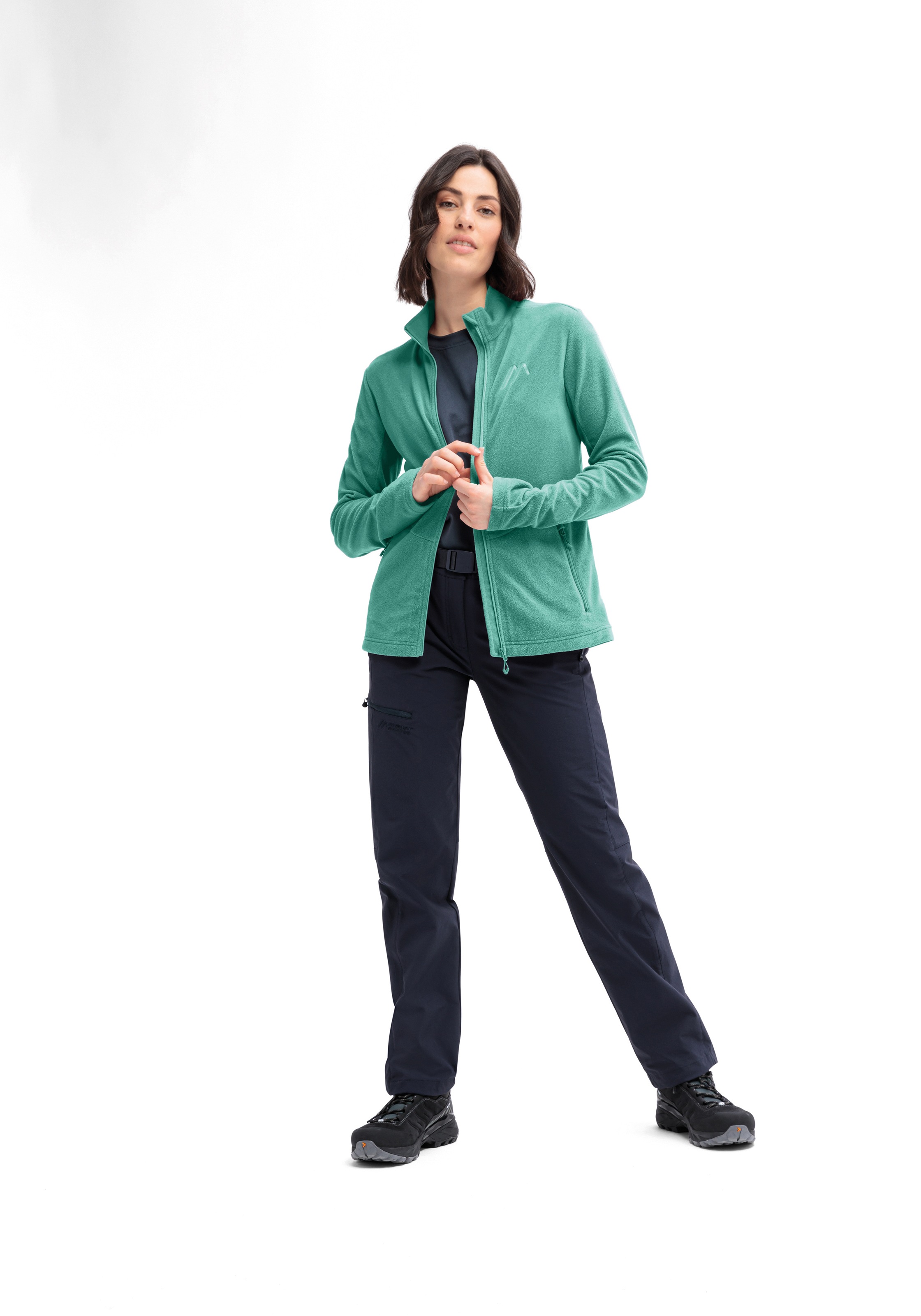 Maier Sports Fleecejacke »Denise Jacket W« Damen Midlayer, atmungsaktiv schnelltrocknend, Full-Zip, Regular fit