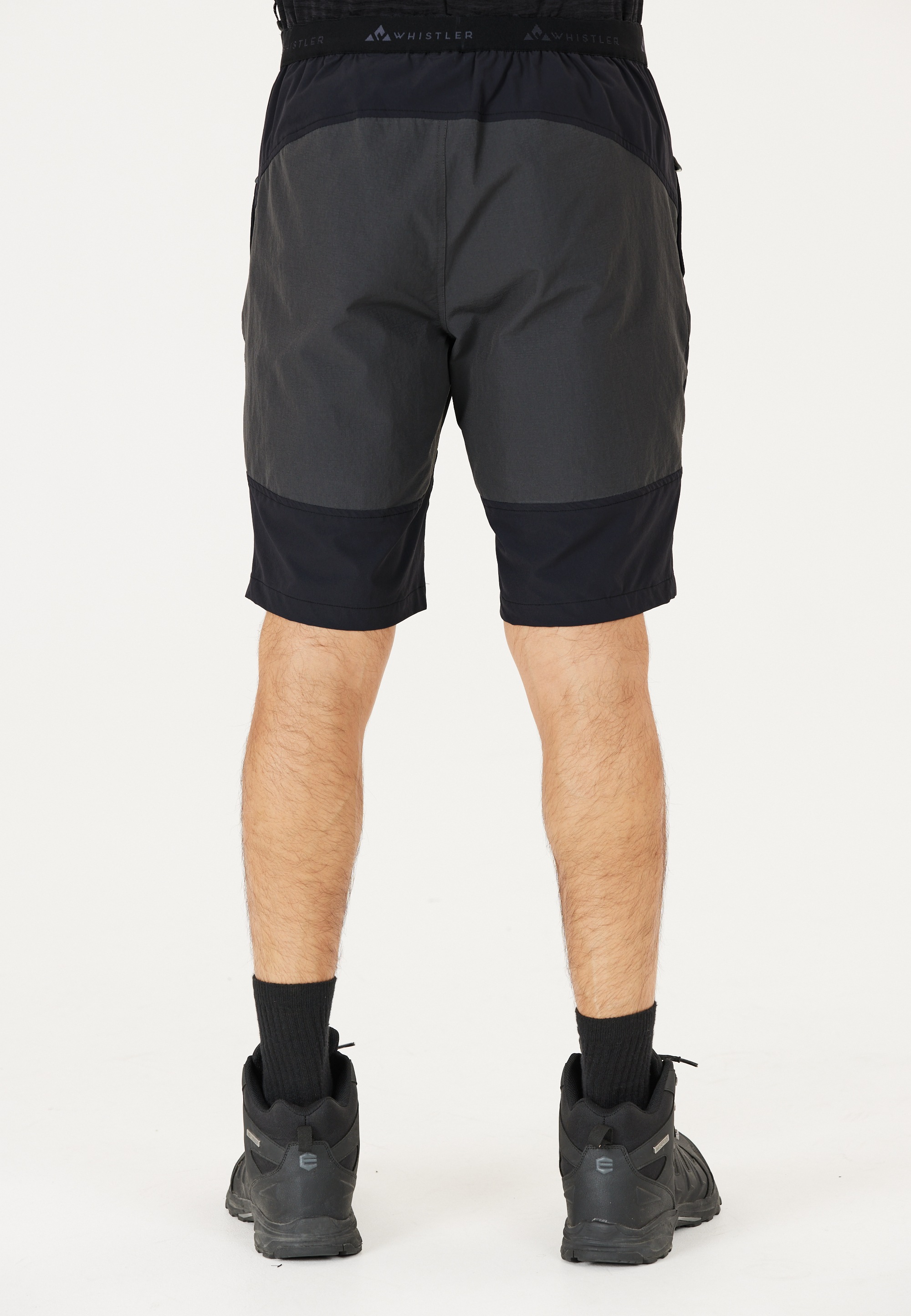 Shorts WHISTLER "Salton", Herren, Gr. L, US-Größen, schwarz, 92% Polyamid, 8% Elasthan, unifarben, kurz, Hosen Shorts, mit praktischer Stretchfunktion 3