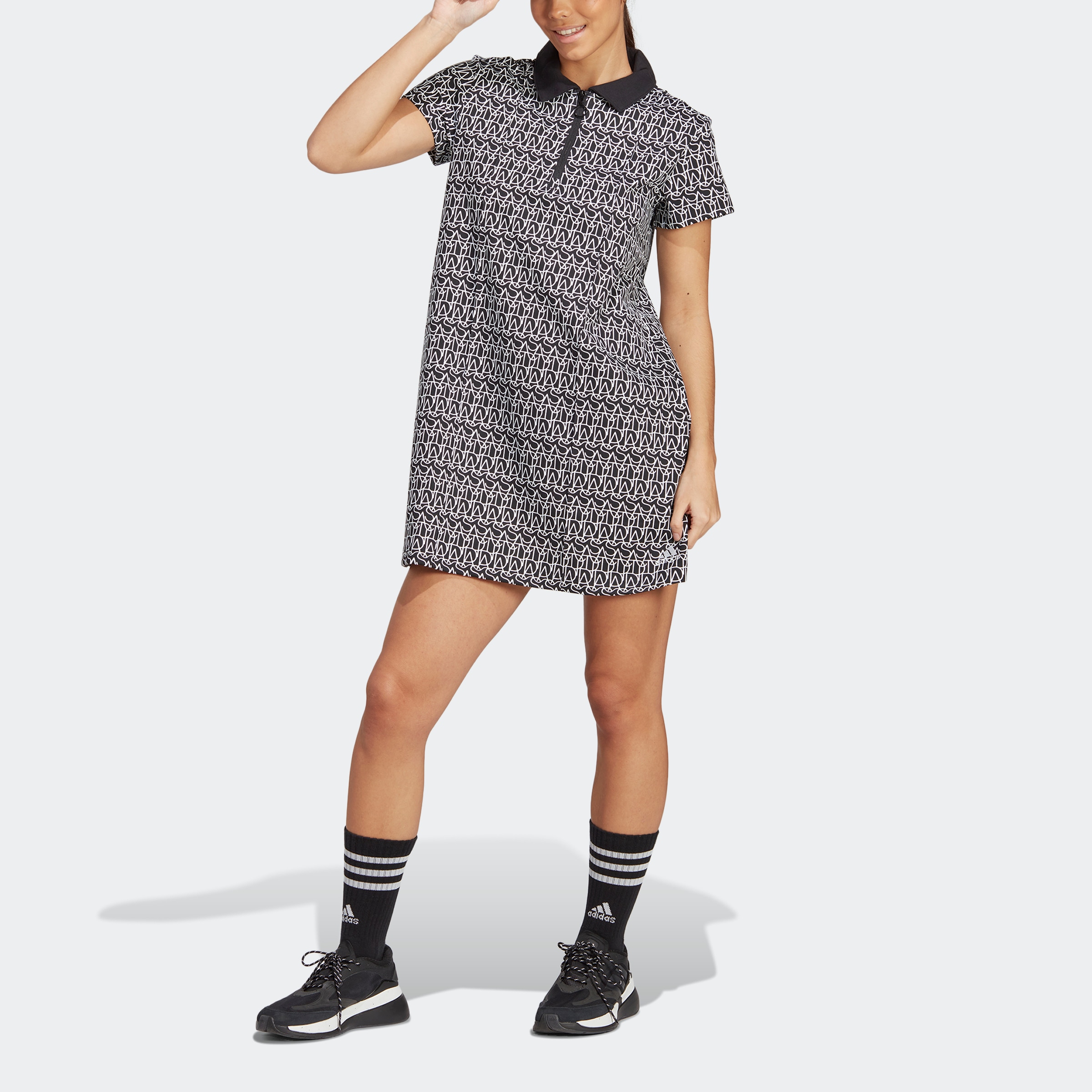 adidas Sportswear Sommerkleid »ADIDAS ALLOVER GRAPHIC POLO KLEID« kaufen |  BAUR