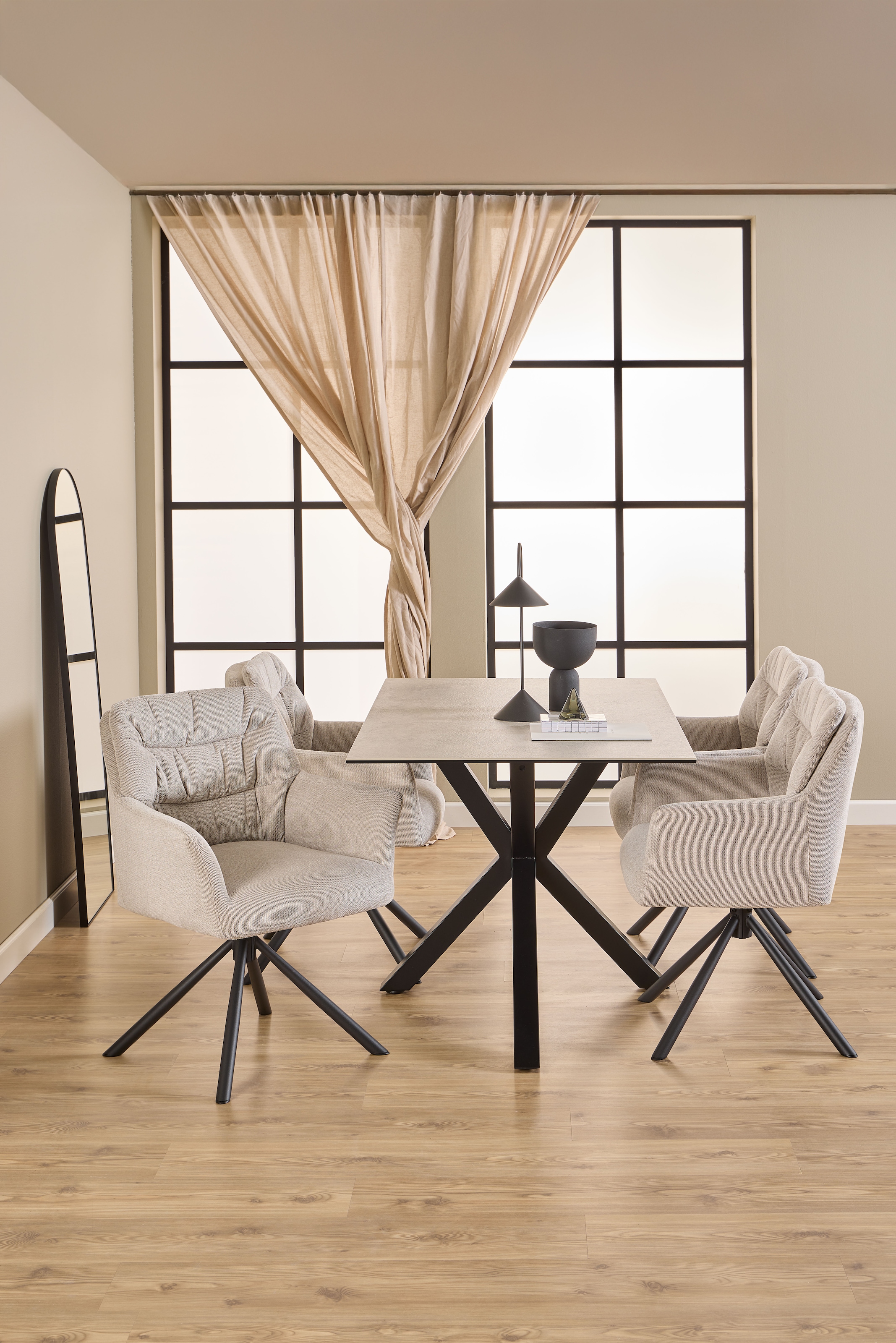 ACTONA GROUP Esstisch »Heaven mit Keramikplatte & stabilem Stahlgestell, mehrere Varianten« Breite: 135, 160 und 200 cm,  Pflegeleichter Design-Esstisch – robust, stilvoll & langlebig