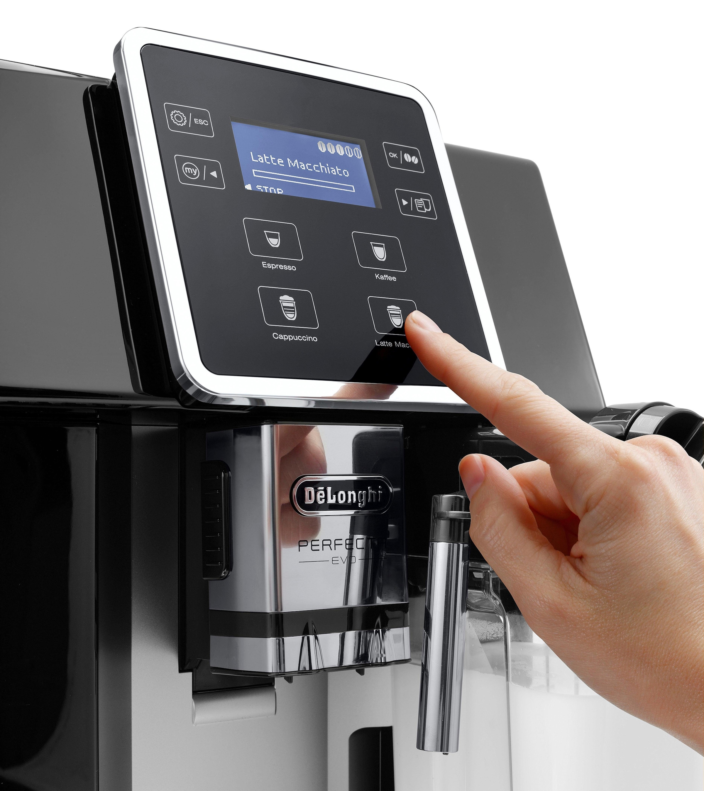 De'Longhi Kaffeevollautomat »Perfecta Evo ESAM 428.40.BS«, Kaffeekannenfunktion, inkl. Pflegeset im Wert von € 31,99 UVP