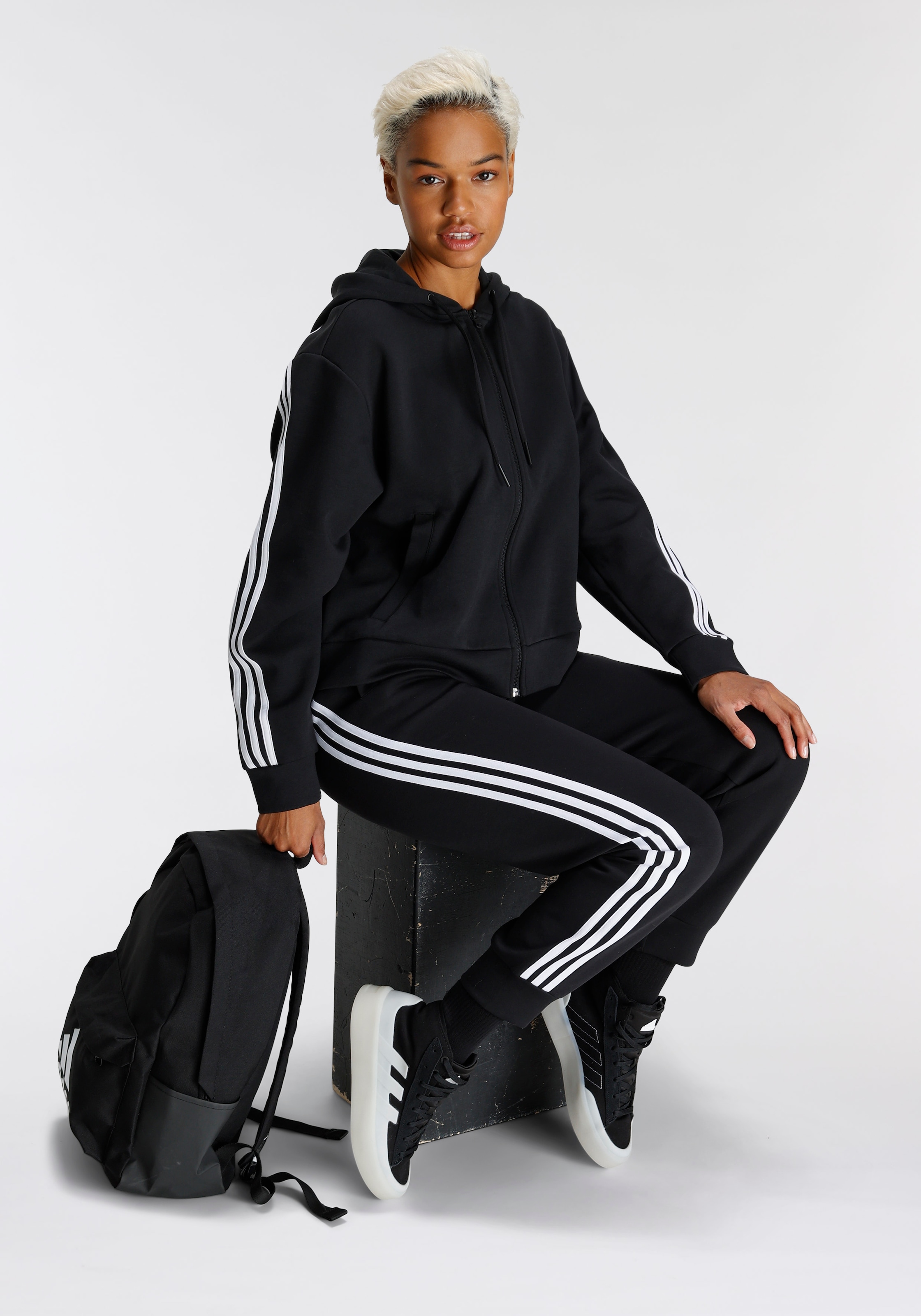 adidas Sportswear Kapuzensweatjacke »FUTURE ICONS 3STREIFEN KAPUZENJACKE«, (1  tlg.) online kaufen | BAUR