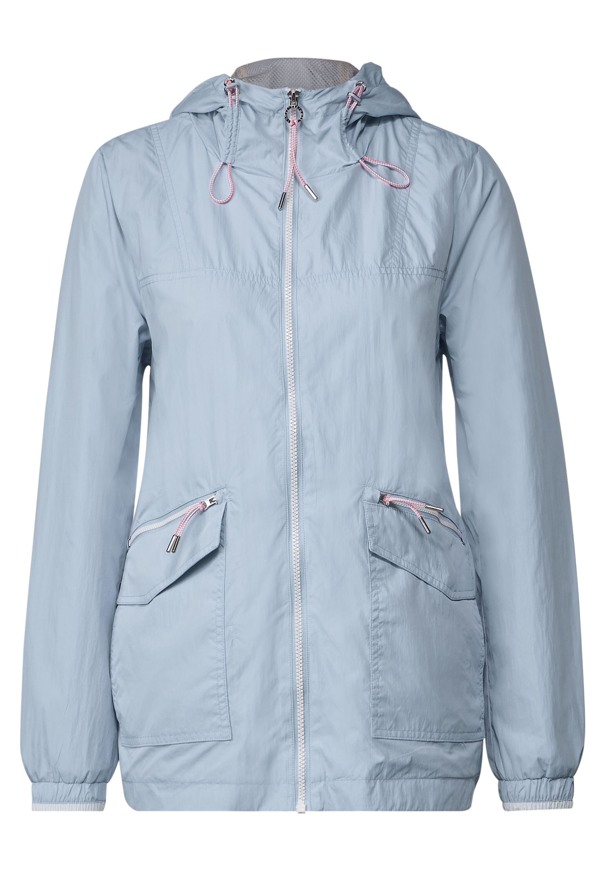 STREET ONE Windbreaker, mit Kapuze, in Unifarbe