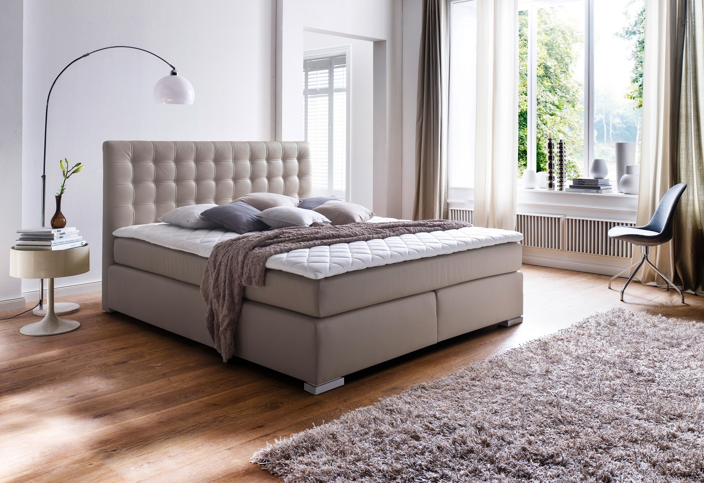 Meise Mobel Boxspringbett Mit Verdeckten Bettkasten Baur