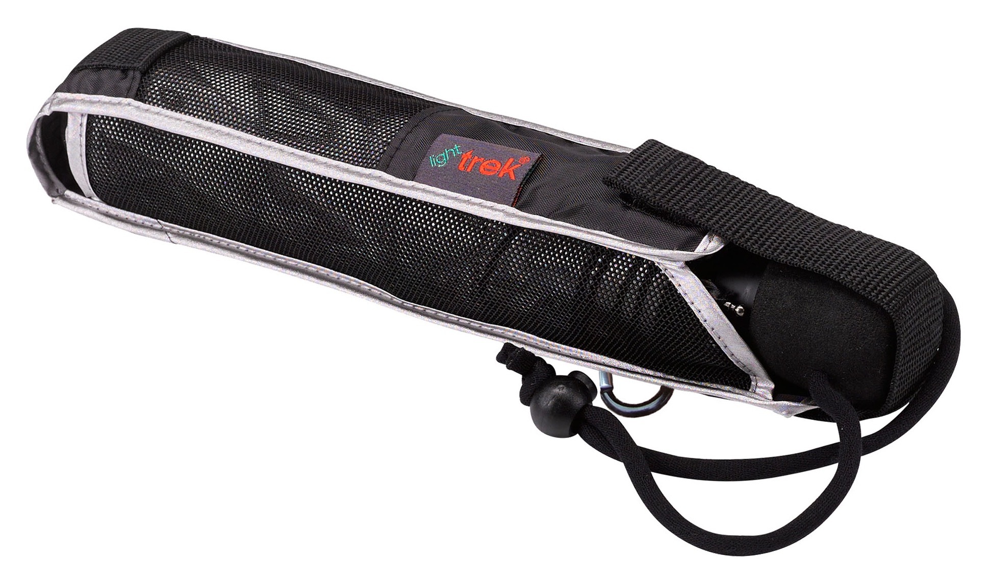 EuroSCHIRM® Taschenregenschirm »light trek, silber«, mit UV-Lichtschutzfaktor 50+ und integriertem Kompass