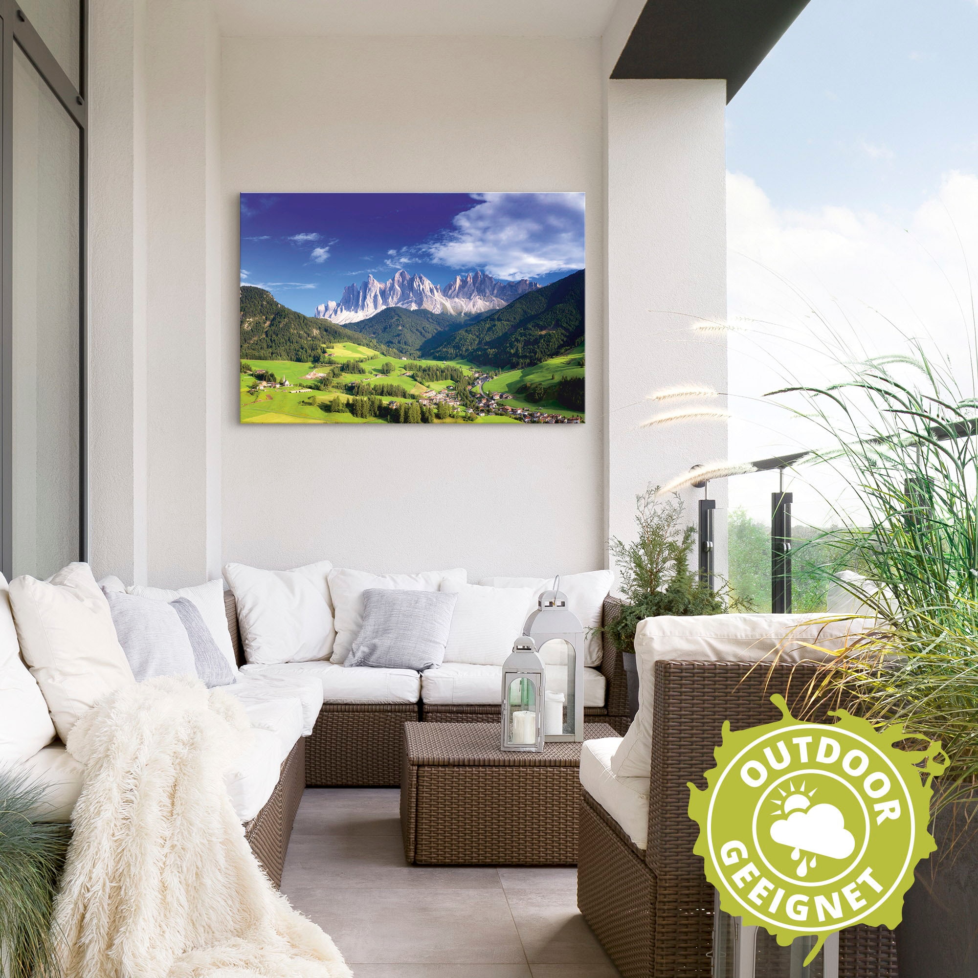 Artland Wandbild »Südtirol«, Berge & Alpenbilder, (1 St.), als Alubild, Leinwandbild, Wandaufkleber oder Poster in versch. Größen