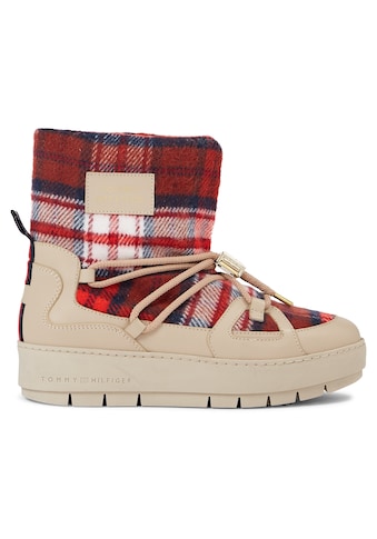 TOMMY HILFIGER Winterstiefel »TARTAN SNOWBOOT« su Sch...