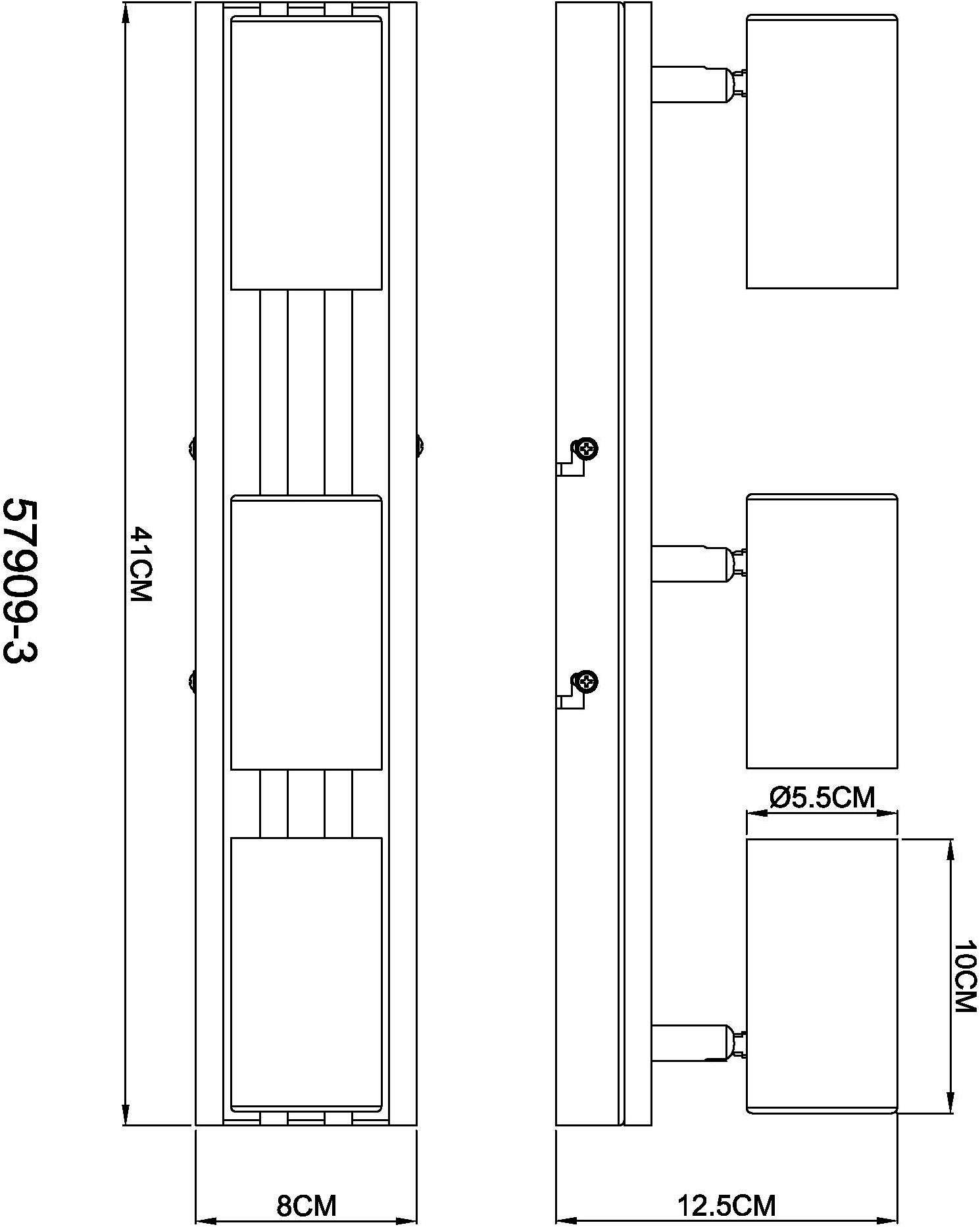 GLOBO LIGHTING Deckenstrahler »KAYDEN« GU10 1 Stk. Spot Deckenspot Flur Schlafzimmer Wohnzimmer