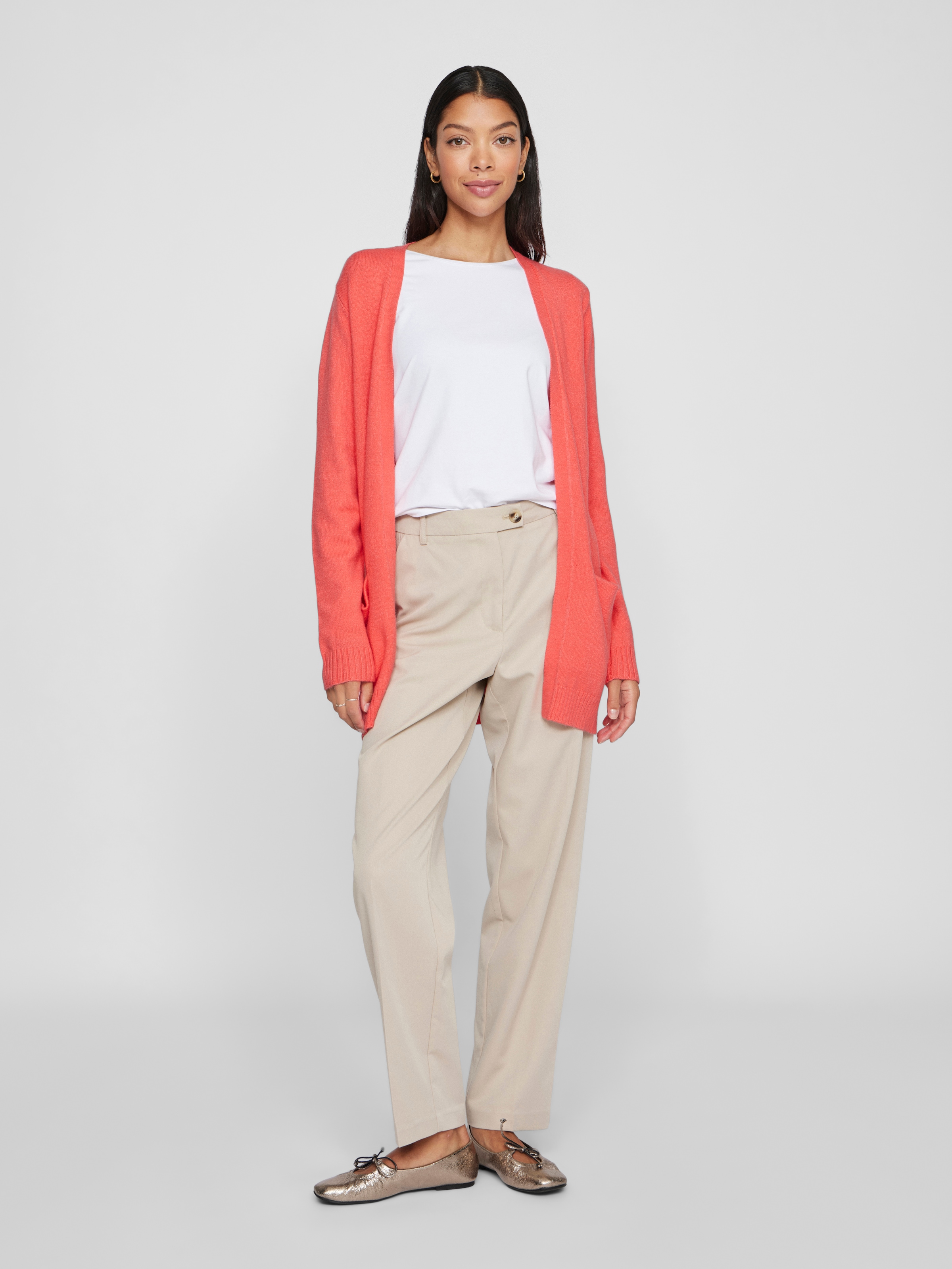 Vila Strickjacke »VIRIL OPEN L/S KNIT CARDIGAN - NOOS«