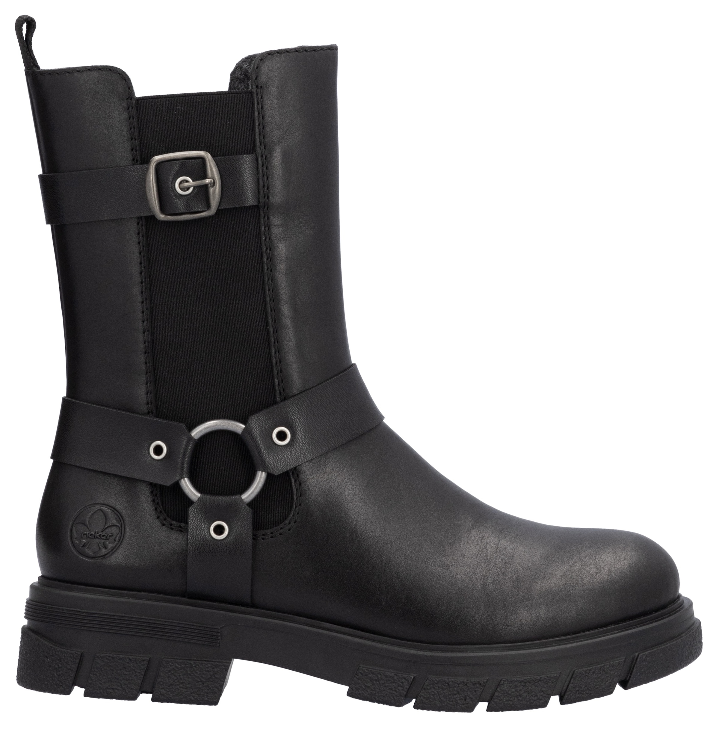 Rieker Chelseaboots, Bikerboots, Schlupfstiefelette mit Innenreißverschluss