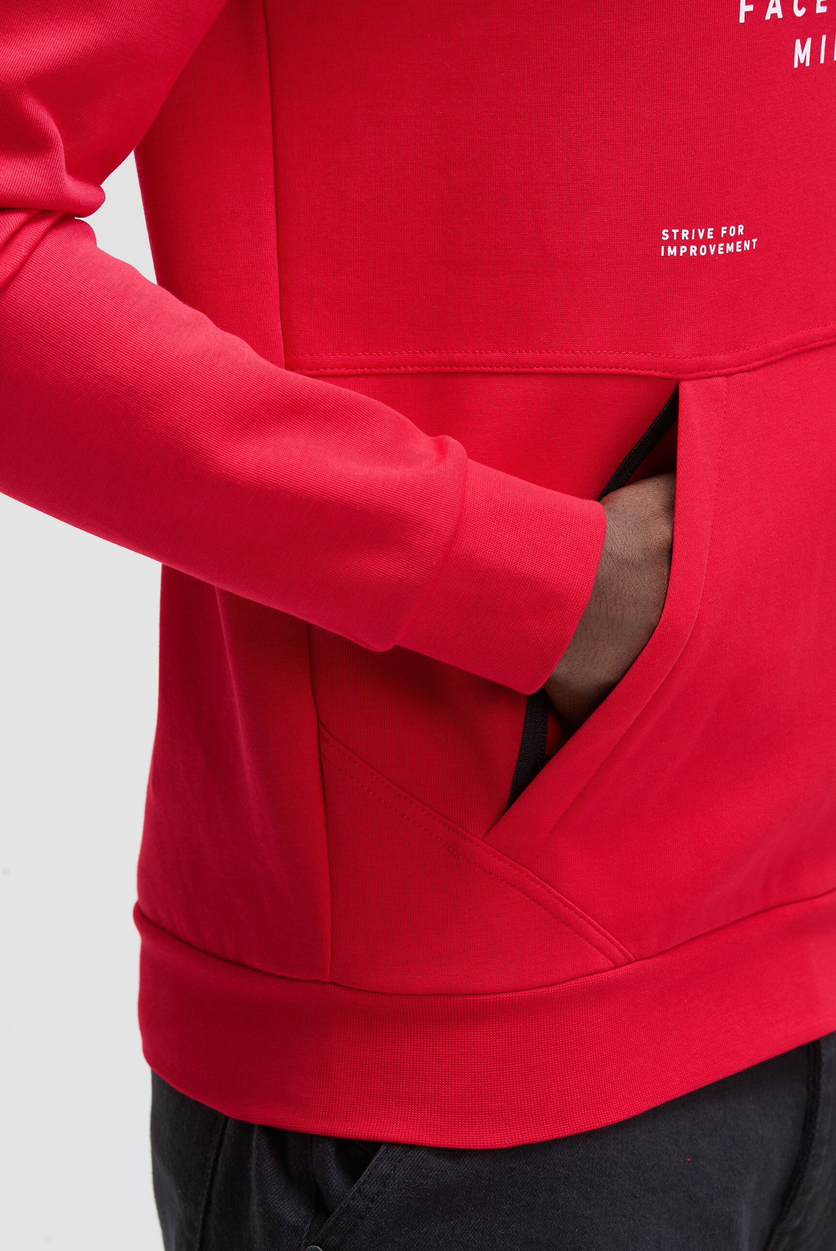 CAMP DAVID Kapuzensweatshirt Kapuze mit verstellbarem Gummizug