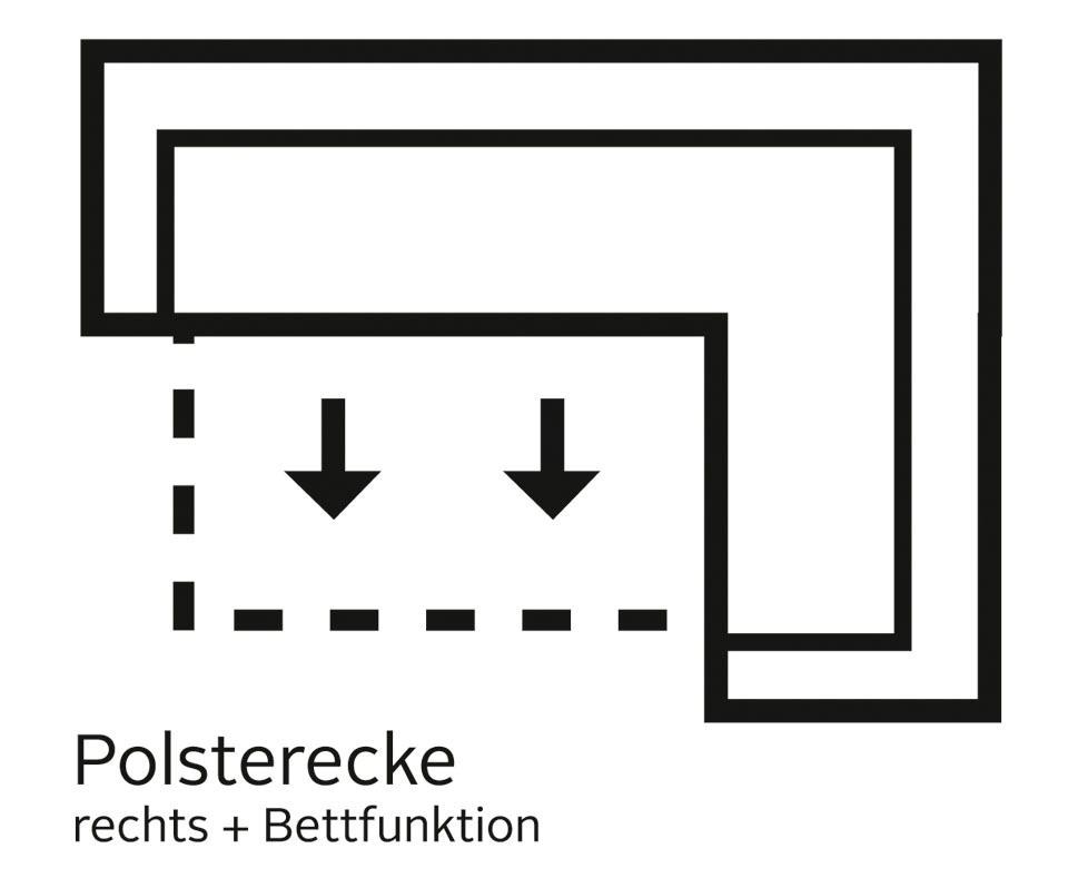 Home affaire Ecksofa »Tahoma L-Form«, mit Armlehnfunktion, wahlweise Bettfunktion, Schublade, Relaxfunktion