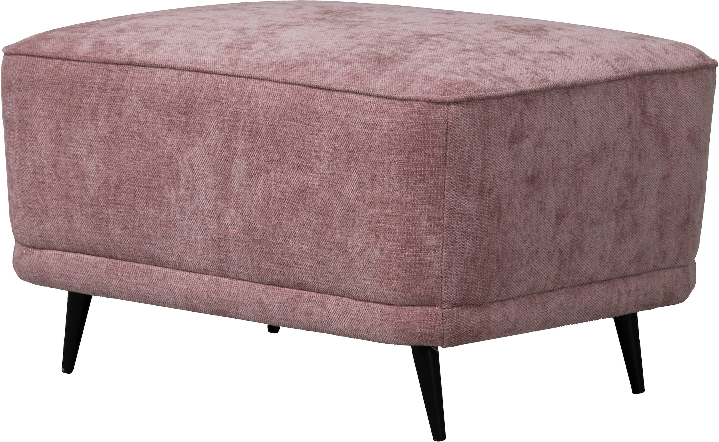 Home affaire Polsterhocker "Ashly" in 3 Bezugsvarianten, Bouclé, Samtoptik günstig online kaufen