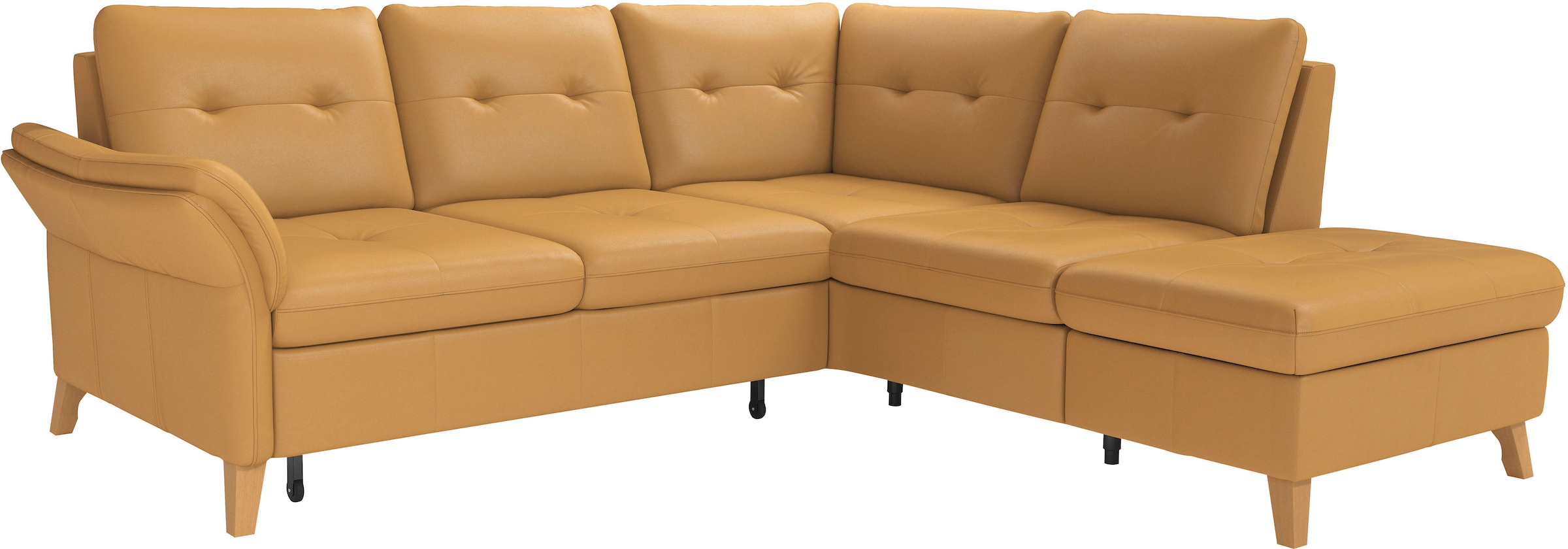 sit&more Ecksofa »Göteborg«, inkl. Sitztiefenverstellung, wahlweise mit Bettfunktion & Bettkasten