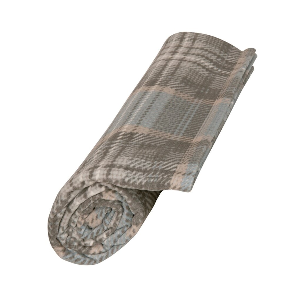 Trigema Tagesdecke »TRIGEMA Fleece-Decke mit Karo-Muster«