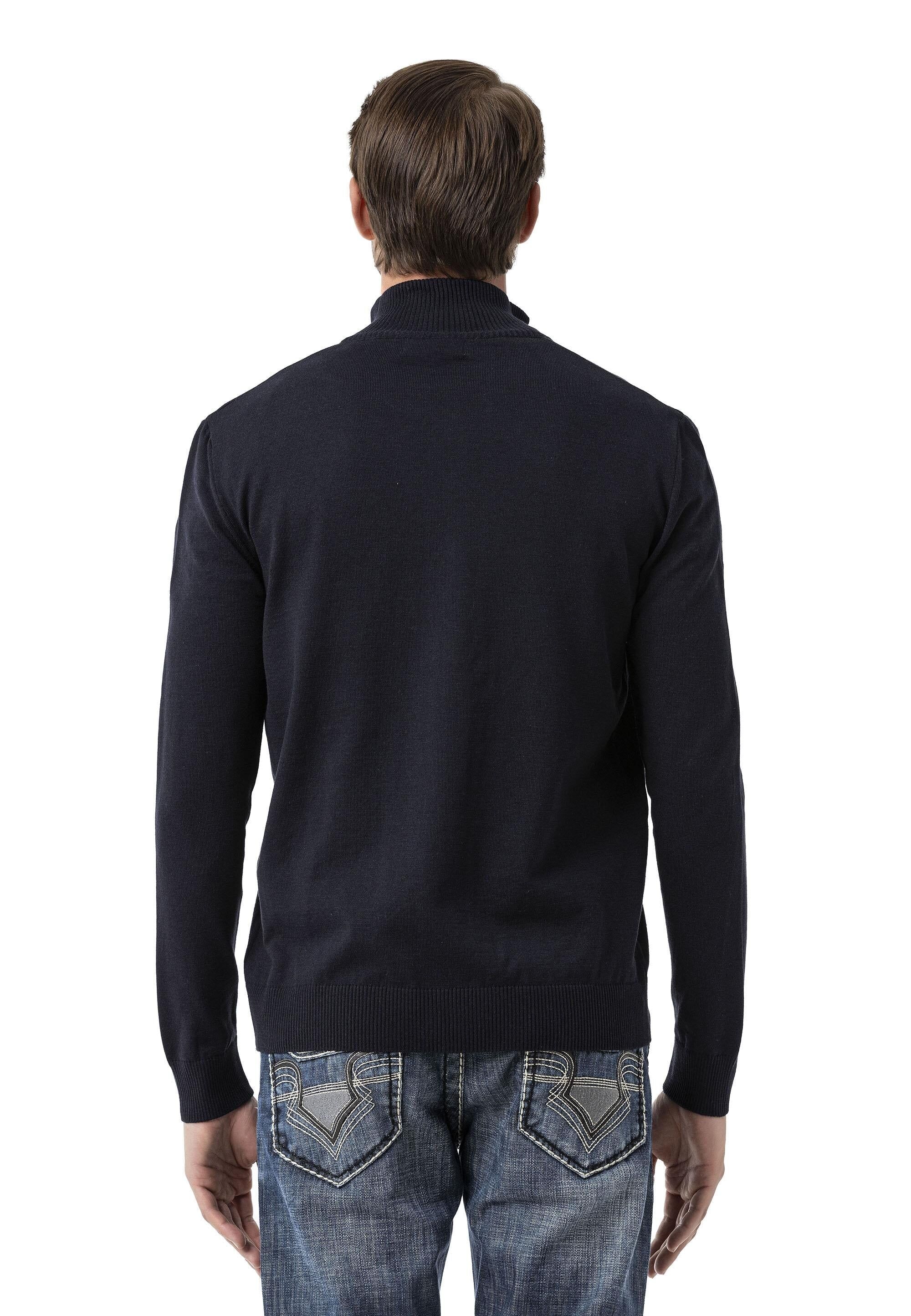 Cipo & Baxx Cardigan »Pullover« 1 Stk. im sportlichen Look