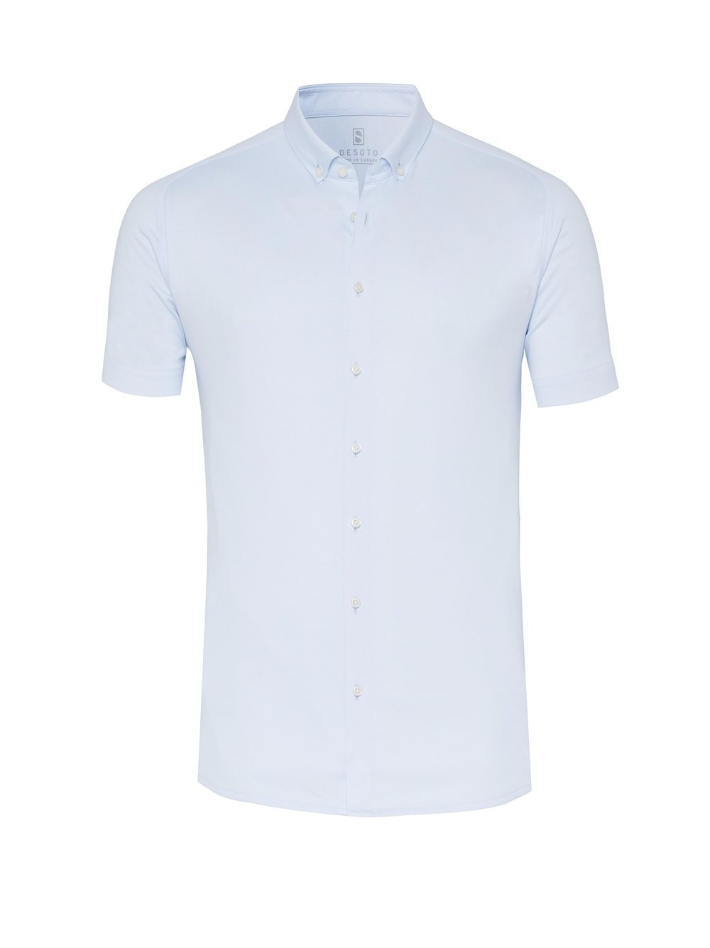 DESOTO Kurzarmhemd »Casual Modern BD 1/2«, Mit Rundhalsausschnitt