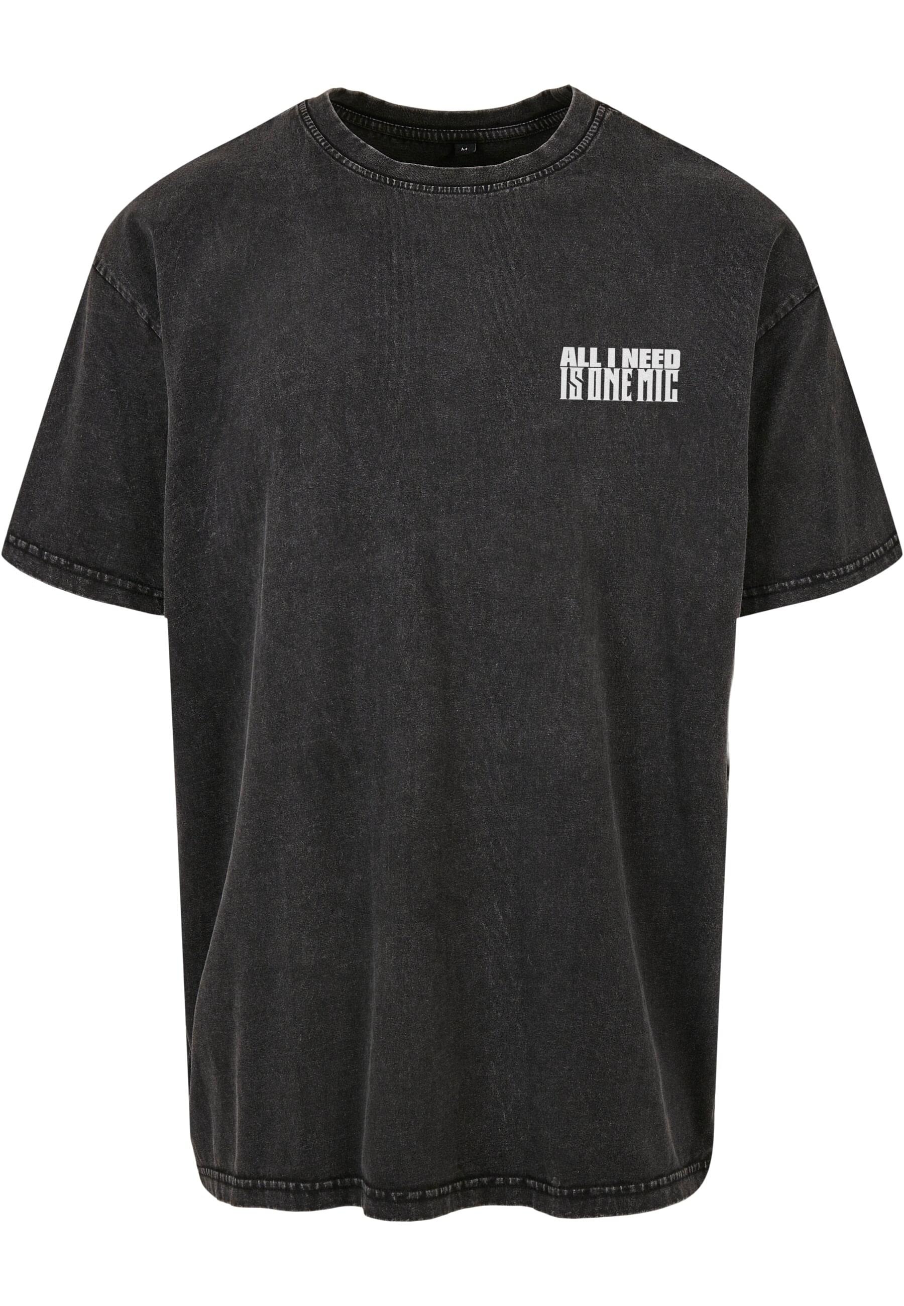 MisterTee T-Shirt »MisterTee Herren Nas Stillmatic Acid Washed Oversize Tee«, (1 tlg.)
