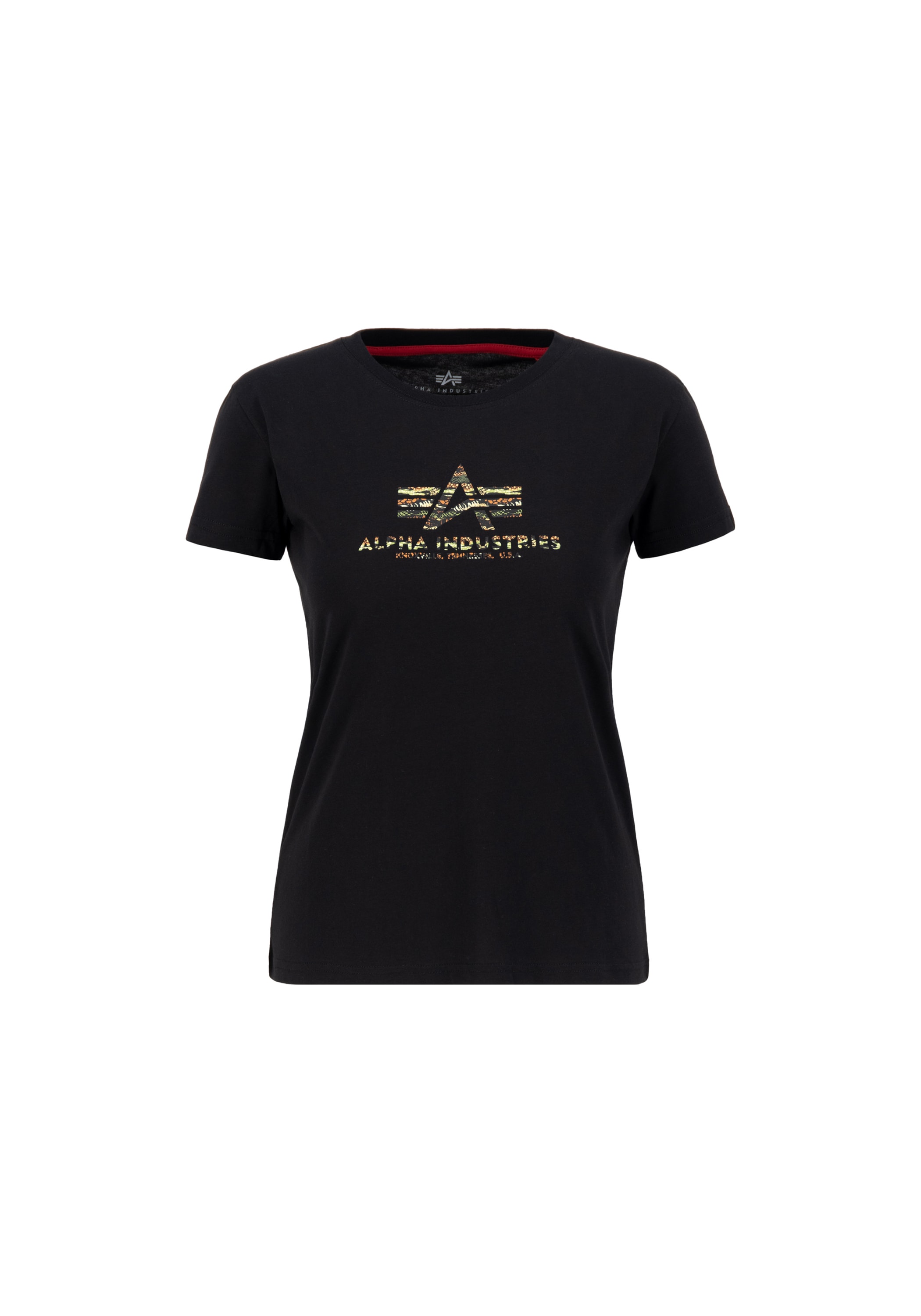 T-Shirt »ALPHA INDUSTRIES Men - T-Shirts Basic T Camo Print Wmn«