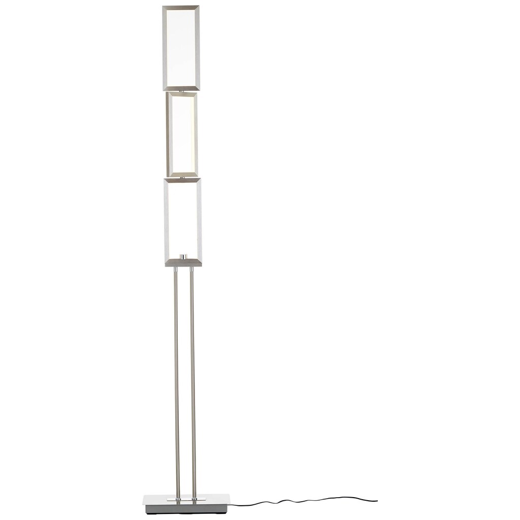 Wohnen Lampen & Leuchten Brilliant Leuchten Stehlampe »Tunar«, LED-Modul, 1 St., Warmweiß, LED Stehlampe 3flg alu Wohnen Lampen & Leuchten Brilliant Leuchten Stehlampe »Tunar«, LED-Modul, 1 St., Warmweiß, LED Stehlampe 3flg alu