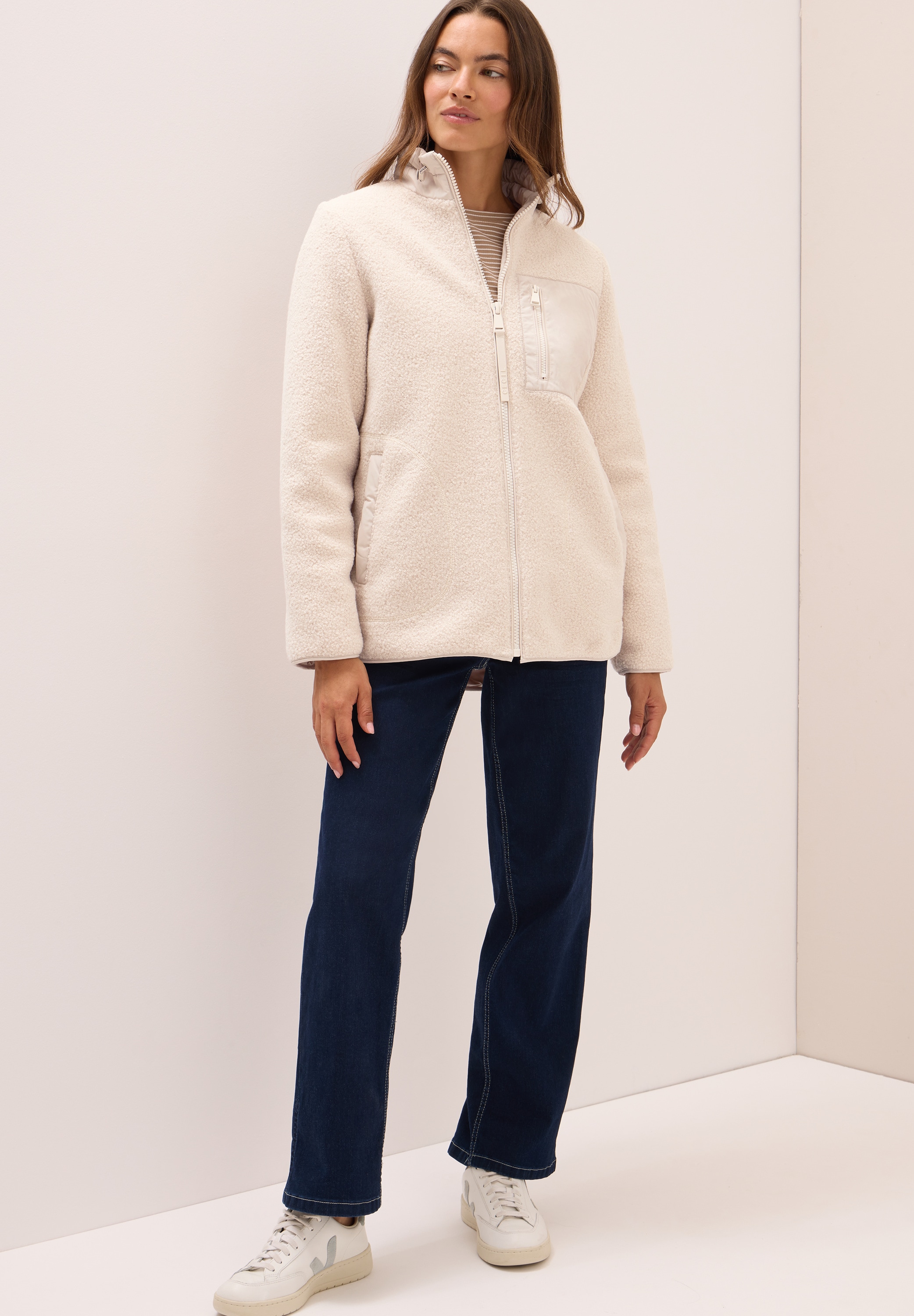 Cecil Funktionsjacke, mit Softshell Details