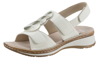 Sandale »HAWAII«, Sommerschuh, Sandalette, Keilabsatz, in Bequemweite G (= weit)