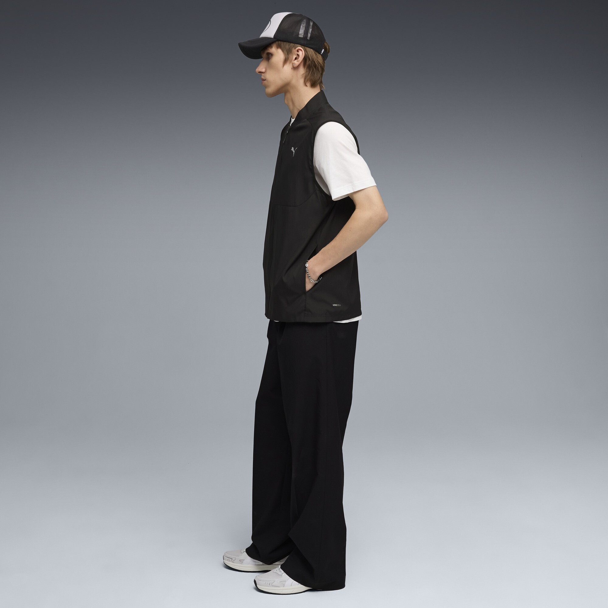 Puma PUMATECH Woven Vest Men's Black Size S 3