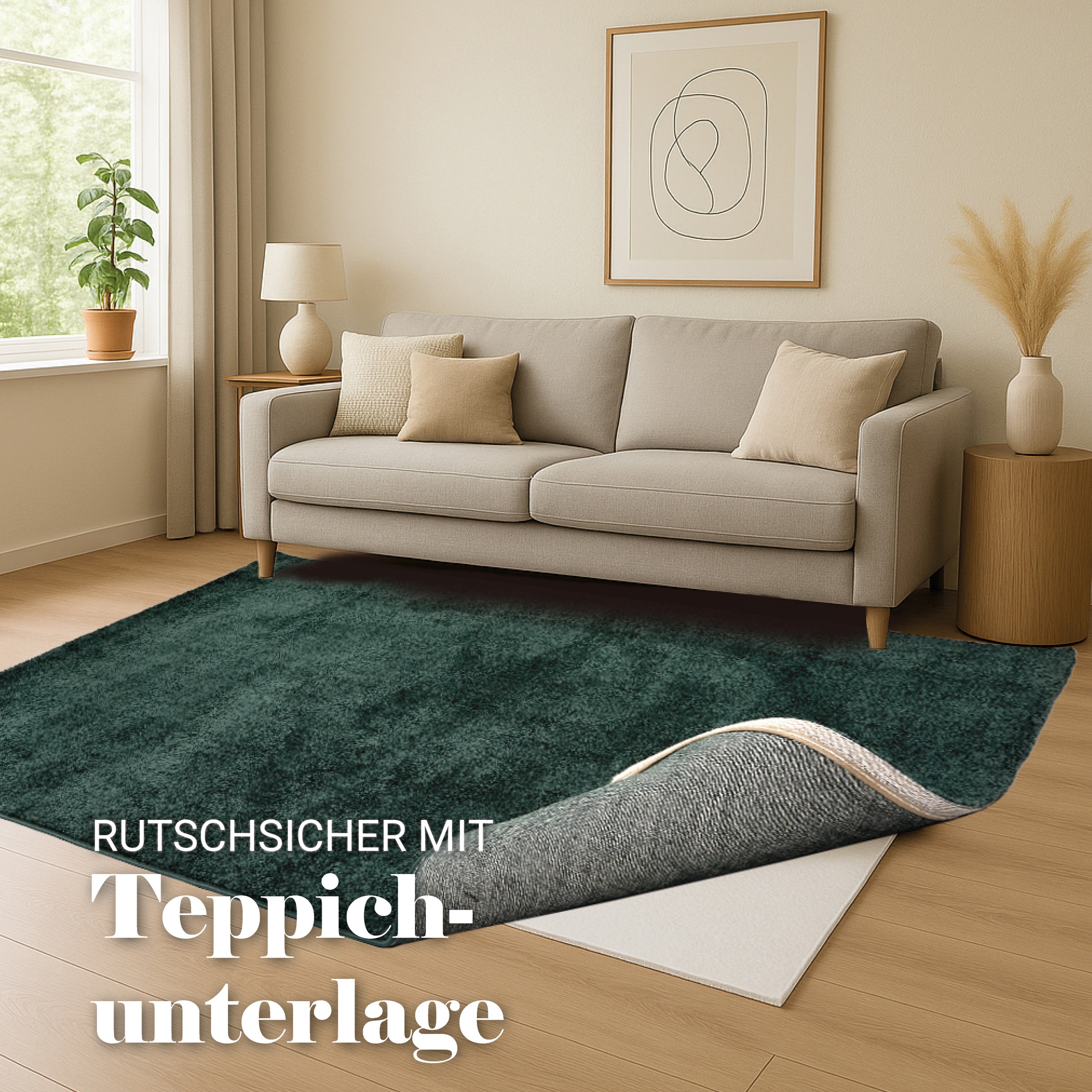 ASTRA Teppich »Sam 250«, rechteckig, 8 mm Höhe, weicher Kurzflor, Wohnzimmer, Schlafzimmer