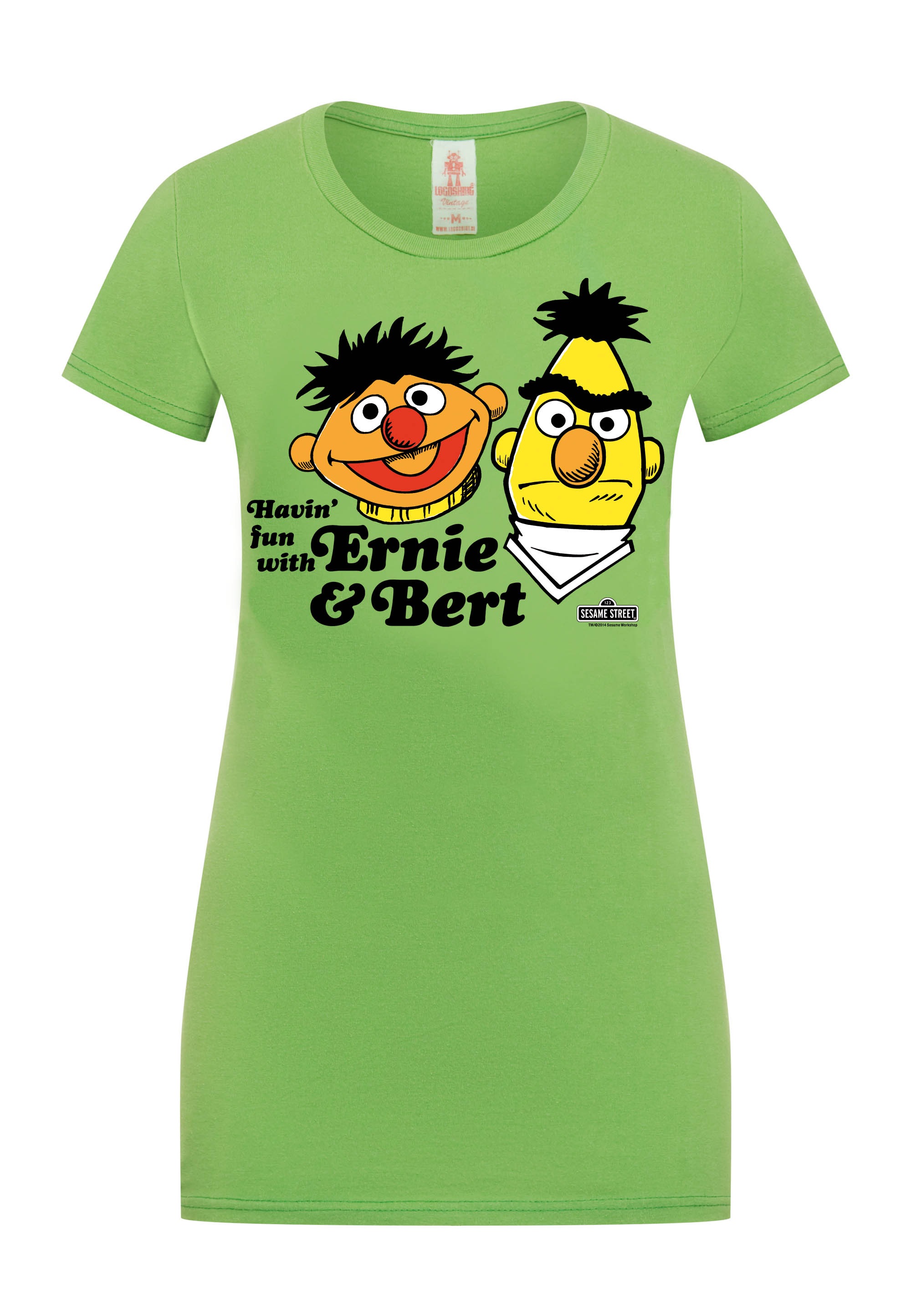 T-Shirt & Bert«, – lizenziertem für BAUR Print Ernie mit LOGOSHIRT »Sesamstraße | kaufen
