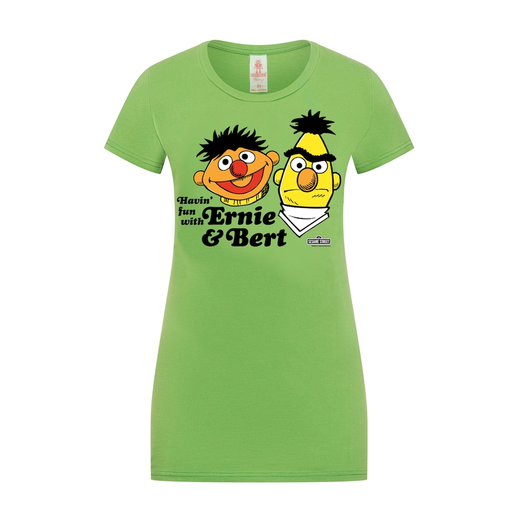 LOGOSHIRT T-Shirt »Sesamstraße – Ernie & Bert«, mit lizenziertem Print