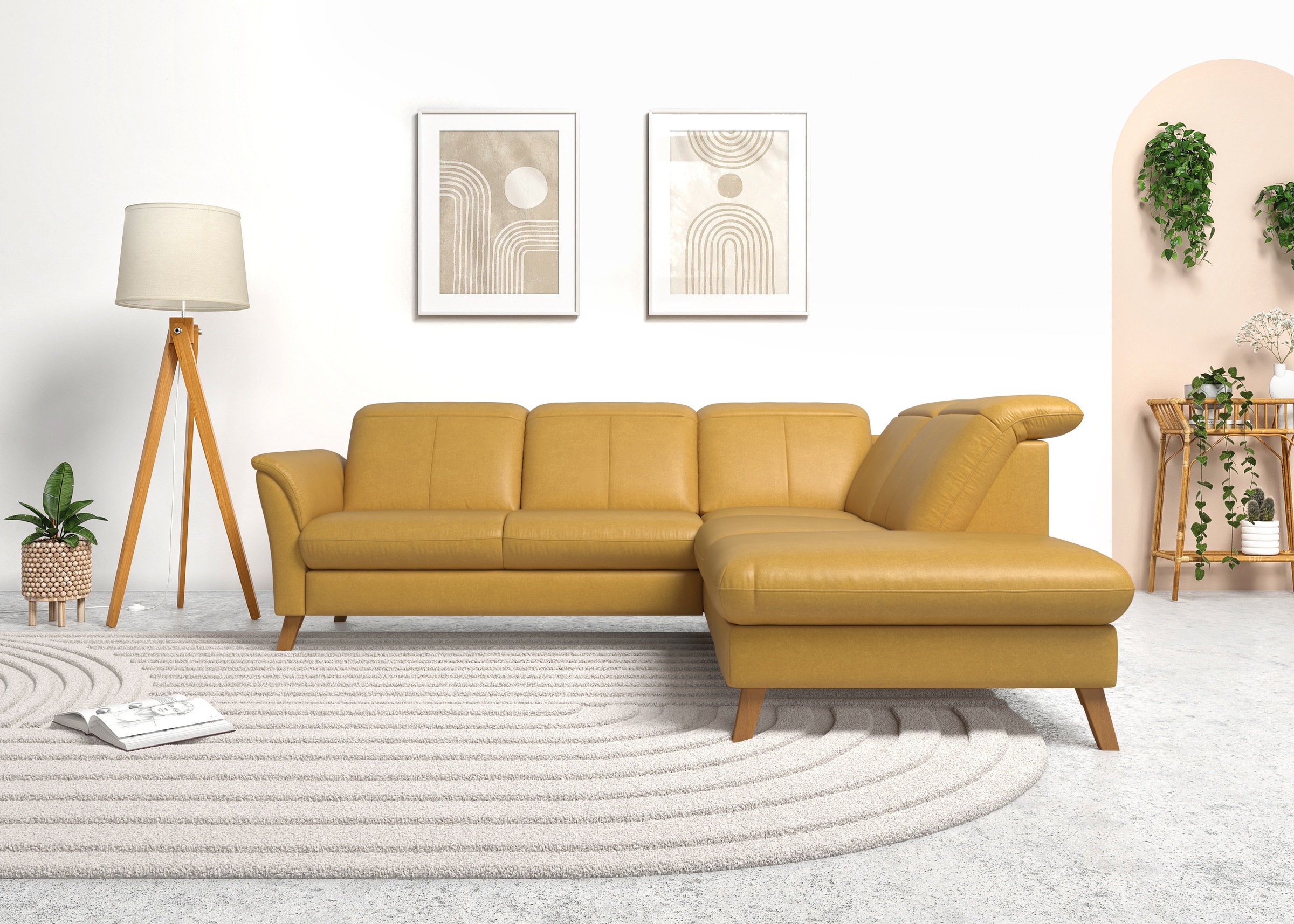 sit&more Ecksofa "Romero L-Form", wahlweise mit oder ohne TV-Funktion, Bett günstig online kaufen