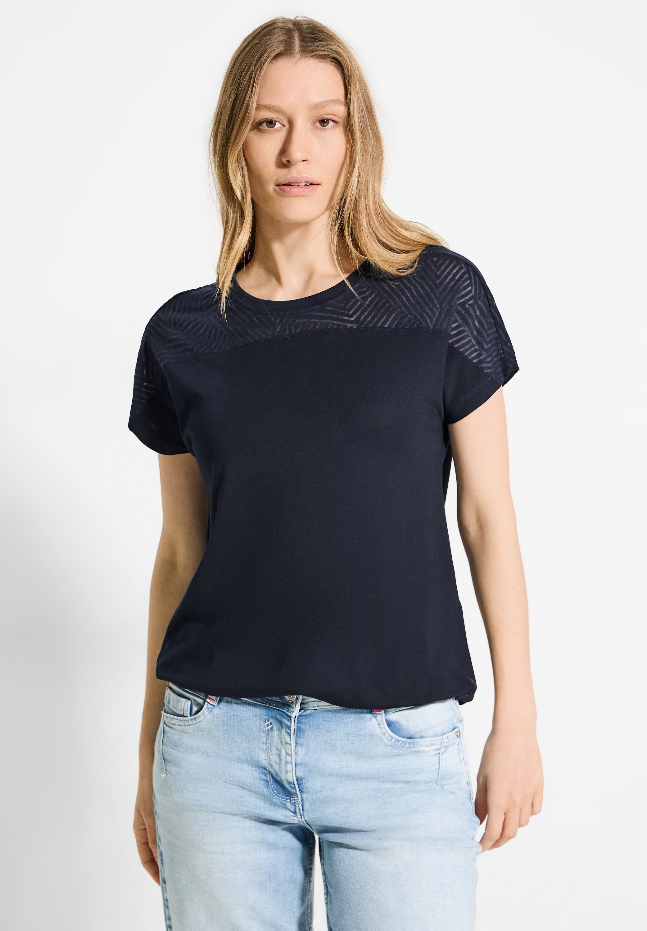 Cecil T-Shirt, mit Gummizug im Bund