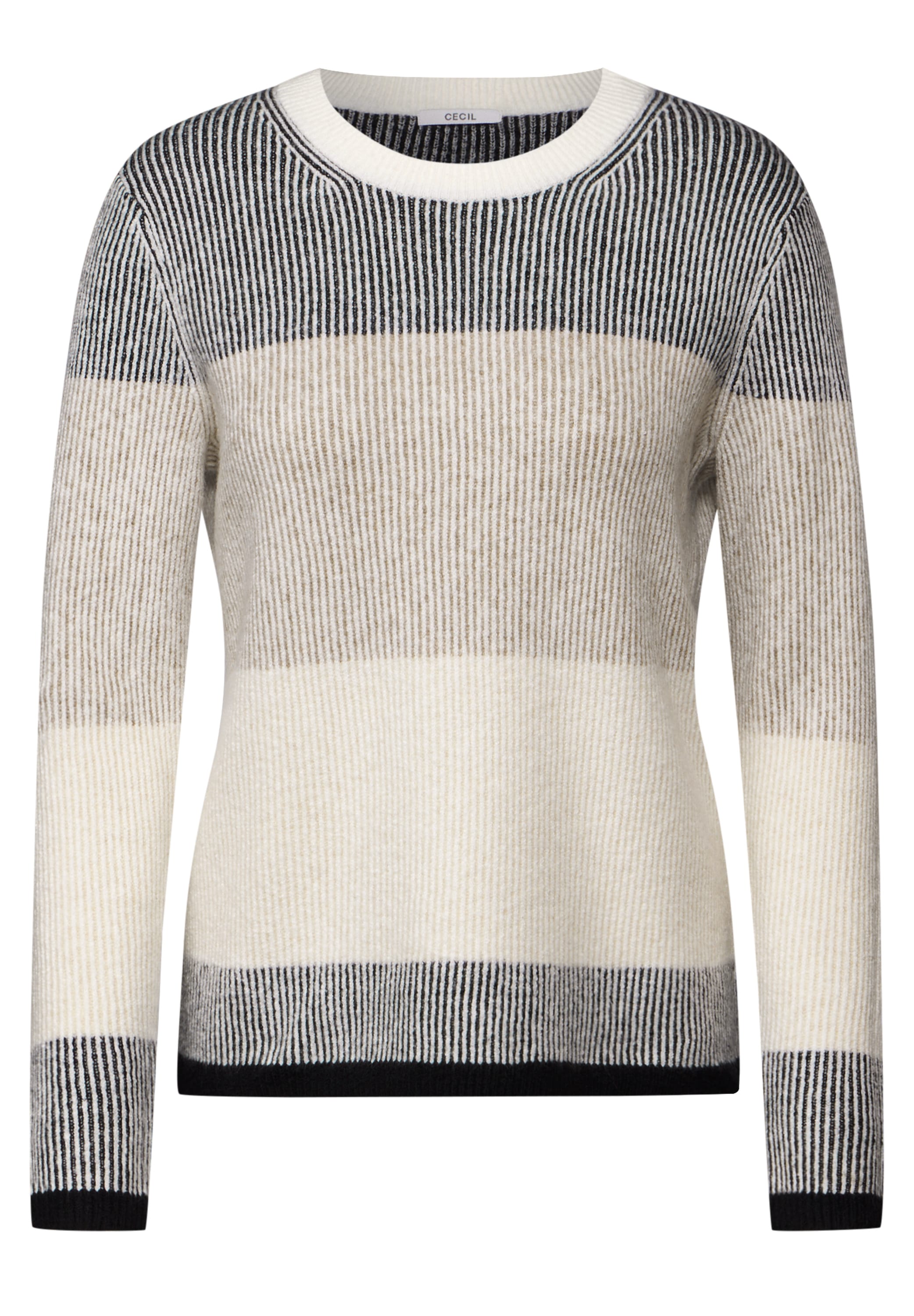 Cecil Strickpullover, mit Rundhalsausschnitt