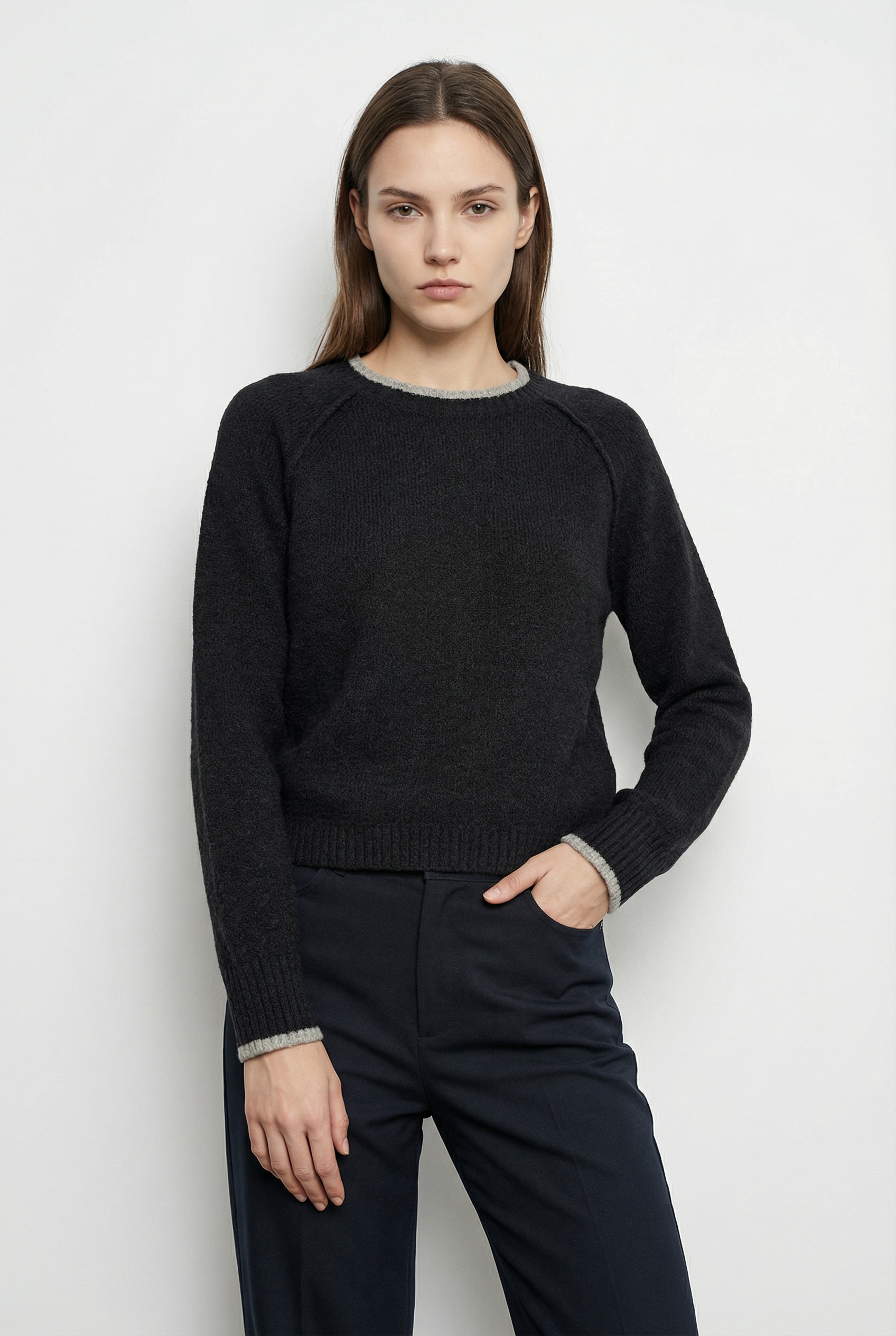 Vero Moda Strickpullover "VMAQUARIUS LS O-NECK RAGLAN PULLOVER BF" günstig online kaufen