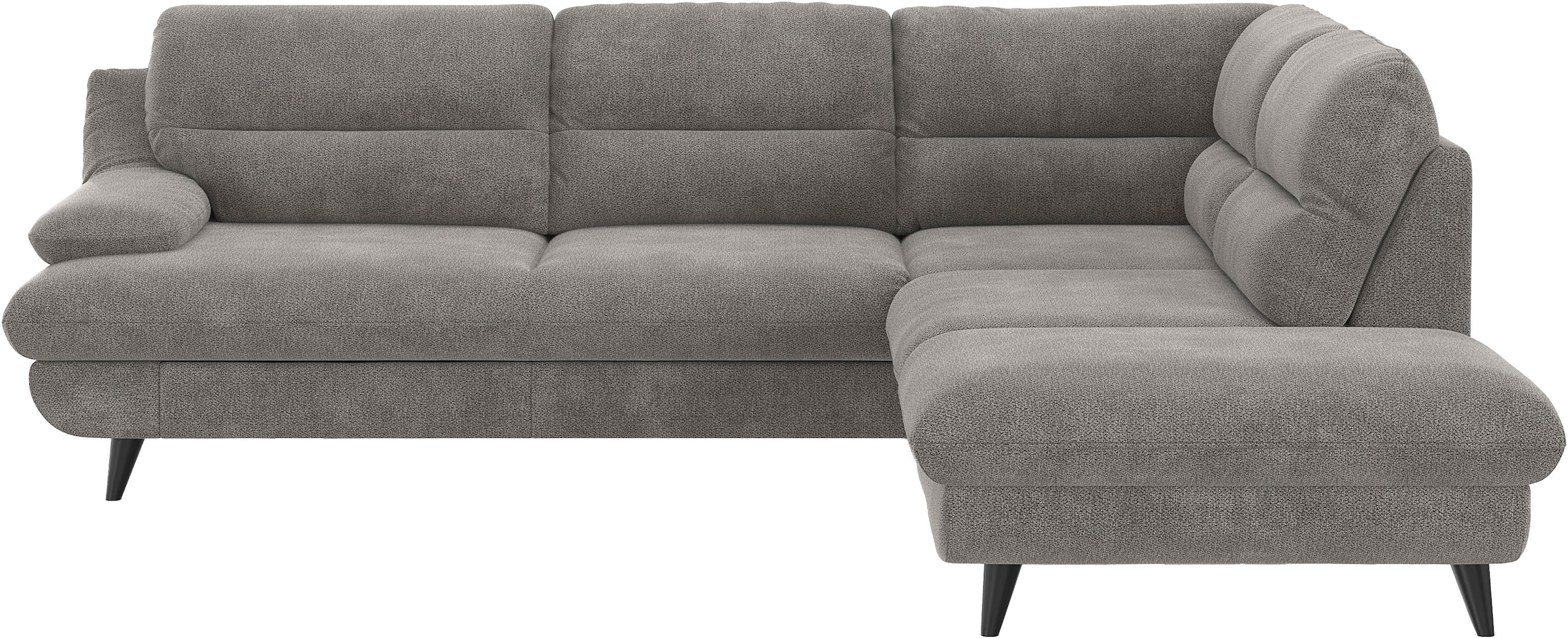 COTTA Ecksofa »Pike L-Form, B: 266 cm« optional Bettfunktion & Bettkasten