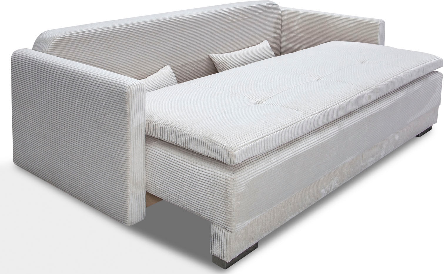 INOSIGN Schlafsofa »Andrea«, mit Boxspringaufbau, Bettfunktion & Bettkasten, Dauerschlafsofa