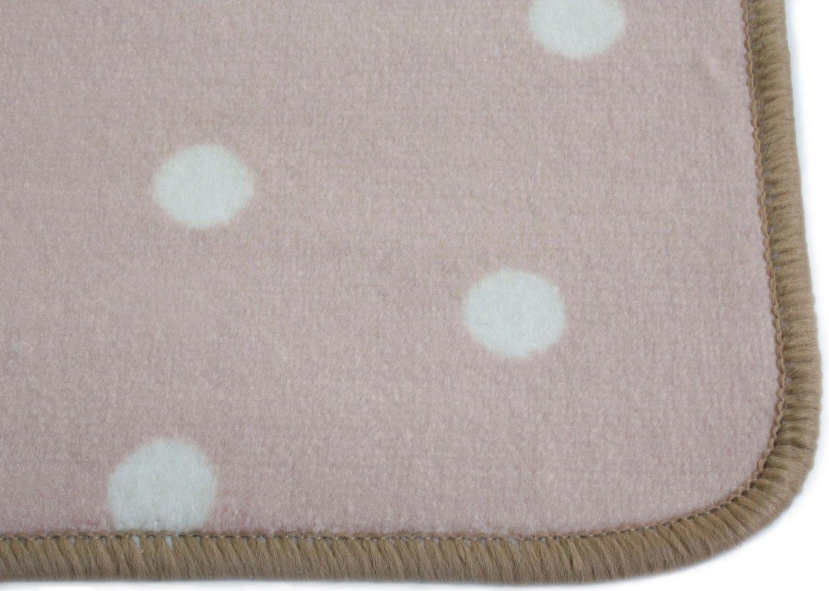 Thumbnail - Primaflor-Ideen in Textil Kinderteppich "PUNTO, Made in Belgium", rechteckig, 5 mm Höhe, Kurzflor, Motiv Punkte, Kinderz...
