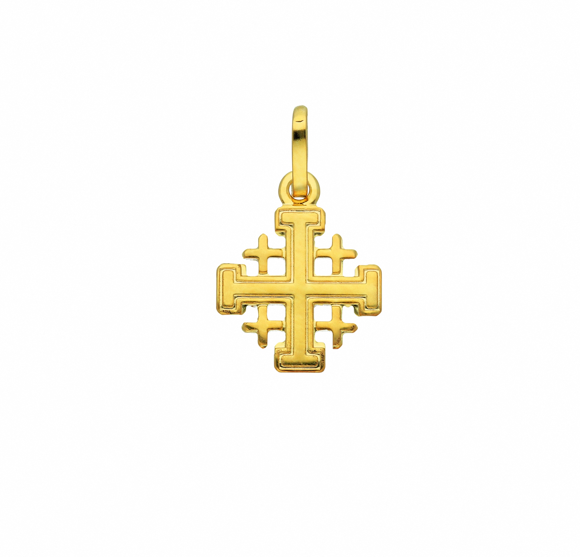 mit | »585 mit Schmuckset Gold Adelia´s Set Anhänger Kreuz Anhänger - Kette BAUR Halskette Jerusalem«,