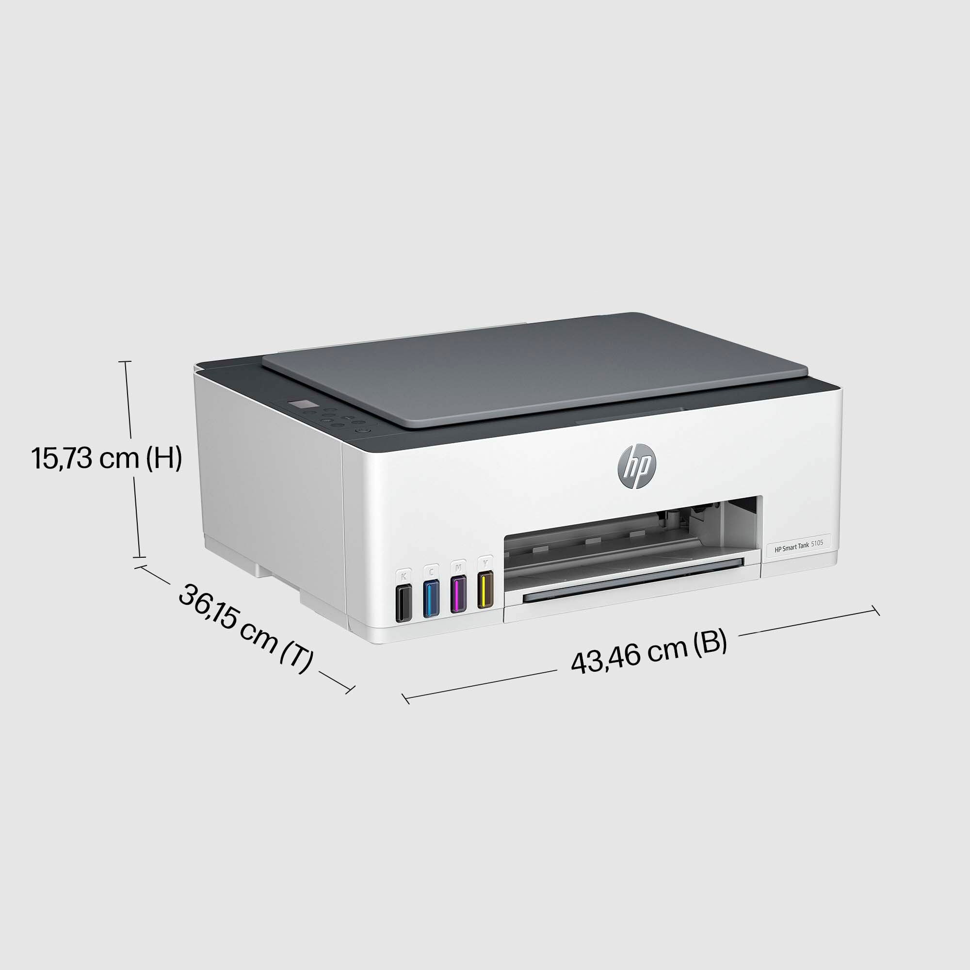 HP Multifunktionsdrucker »Smart Tank 5105«, Tintentank Drucker