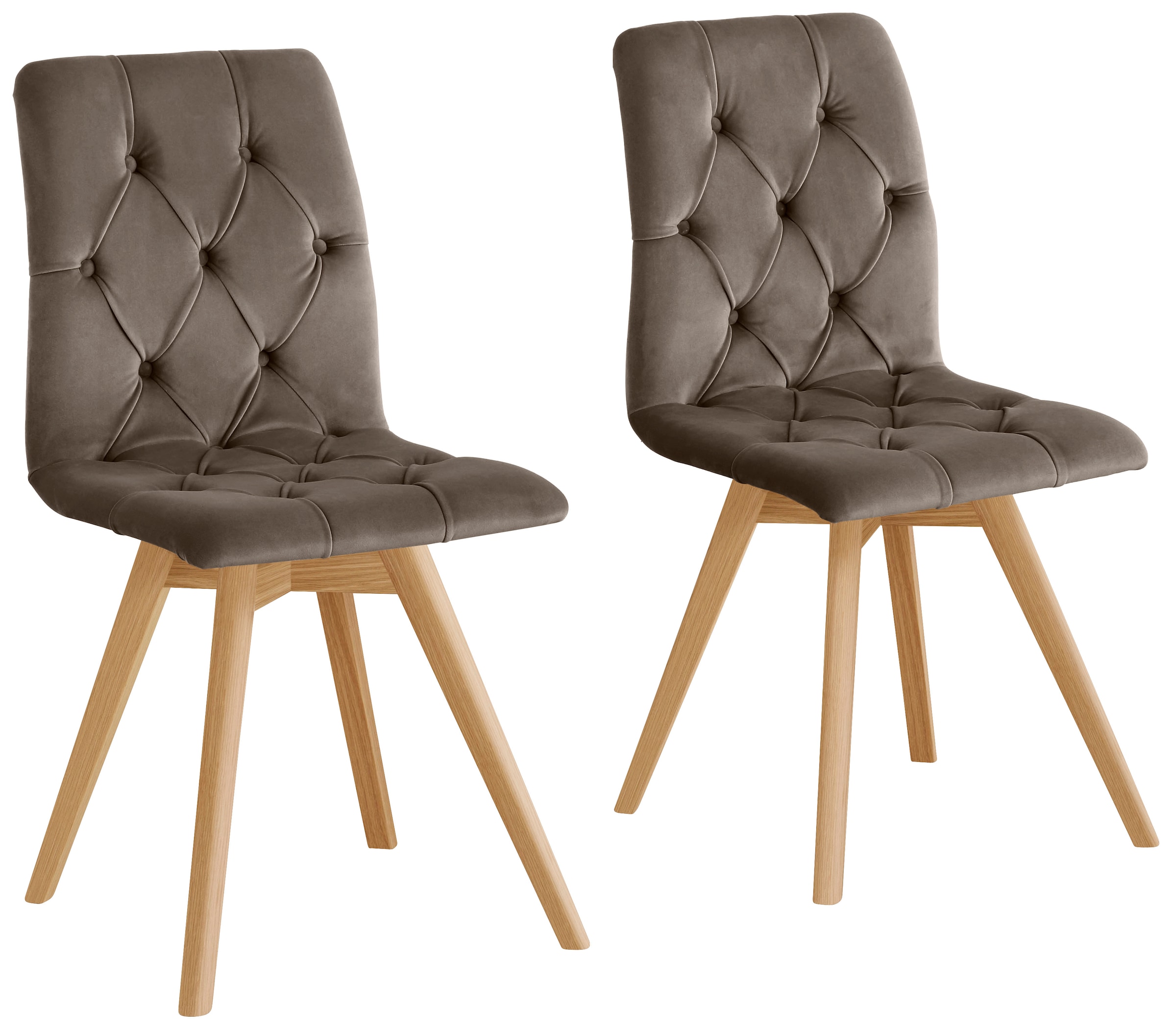 andas Esszimmerstuhl "Rania" (Set) 2 Stk. Samtoptik im 2er/4er/6er Set, Mas günstig online kaufen