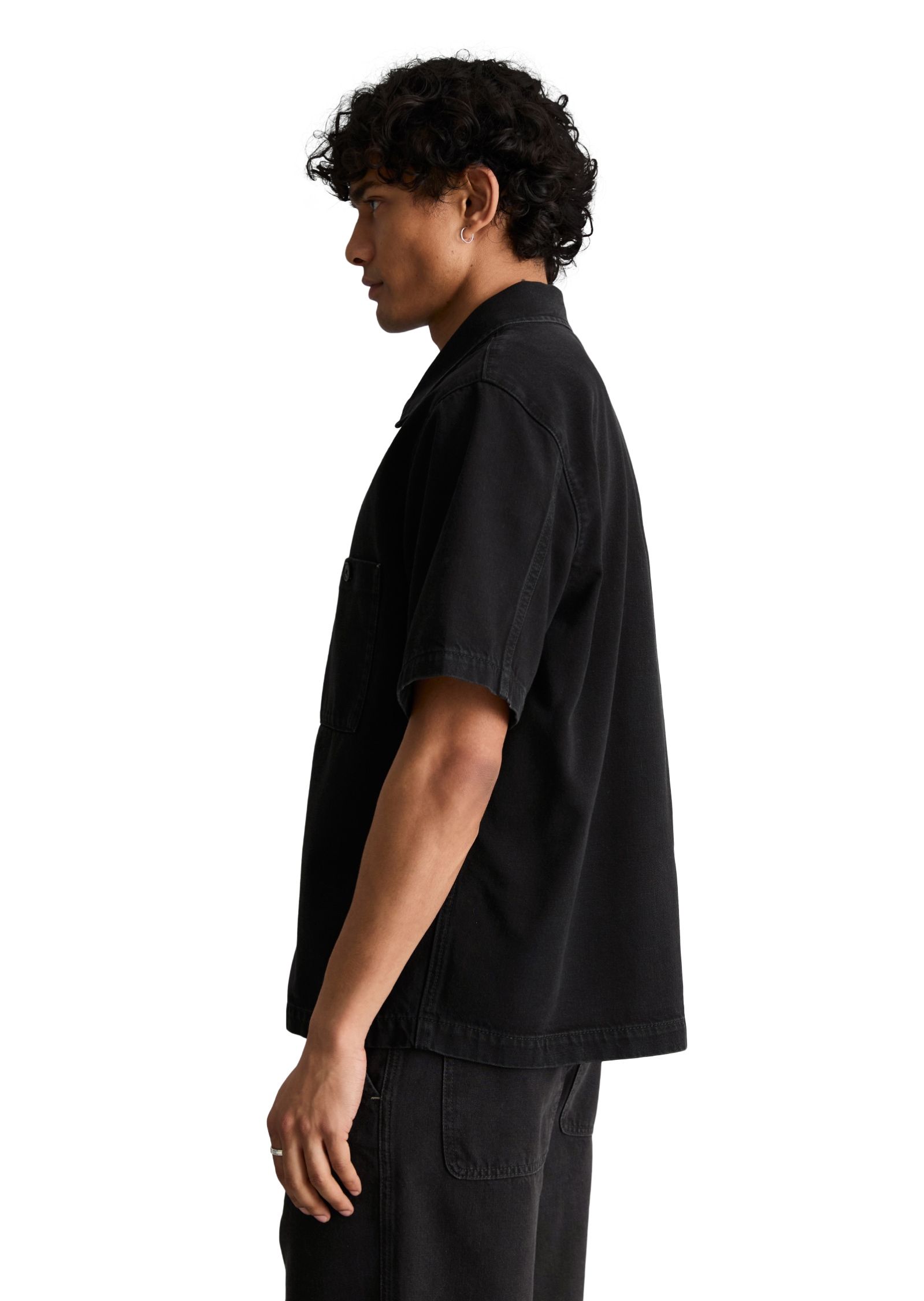 Marc O'Polo DENIM Kurzarmhemd »aus Bio-Baumwolle und Lyocell«