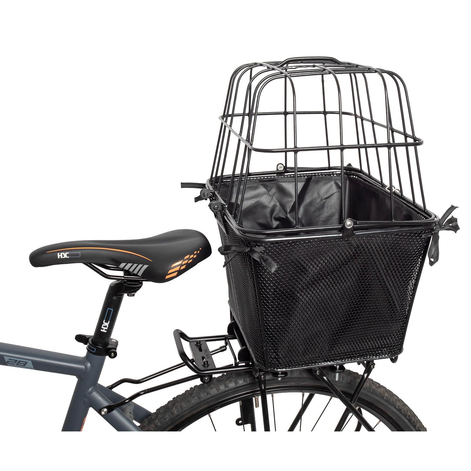 M-Wave Fahrradkorb »M-WAVE Transporter One-Snap Pet Gepäckträgerkorb«
