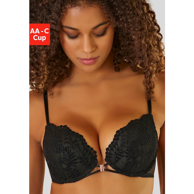 LASCANA Push-up-BH, mit praktischem Vorderverschluss, sexy Dessous online  bestellen | BAUR