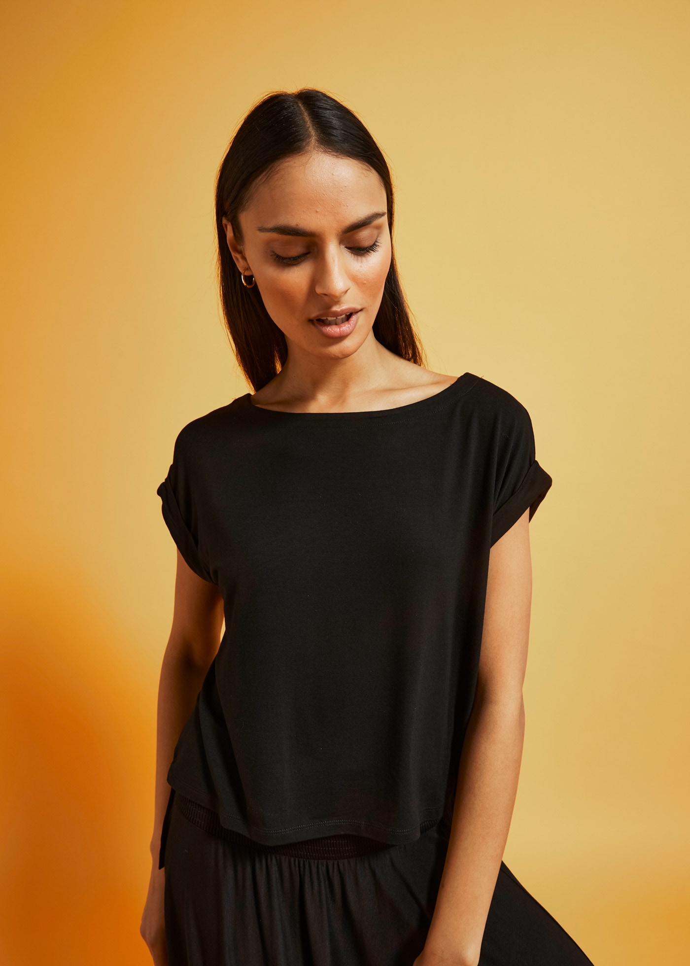 bonprix Oversize-Shirt "Oversize-Shirt aus fließender Viskose" Oversize-Shi günstig online kaufen