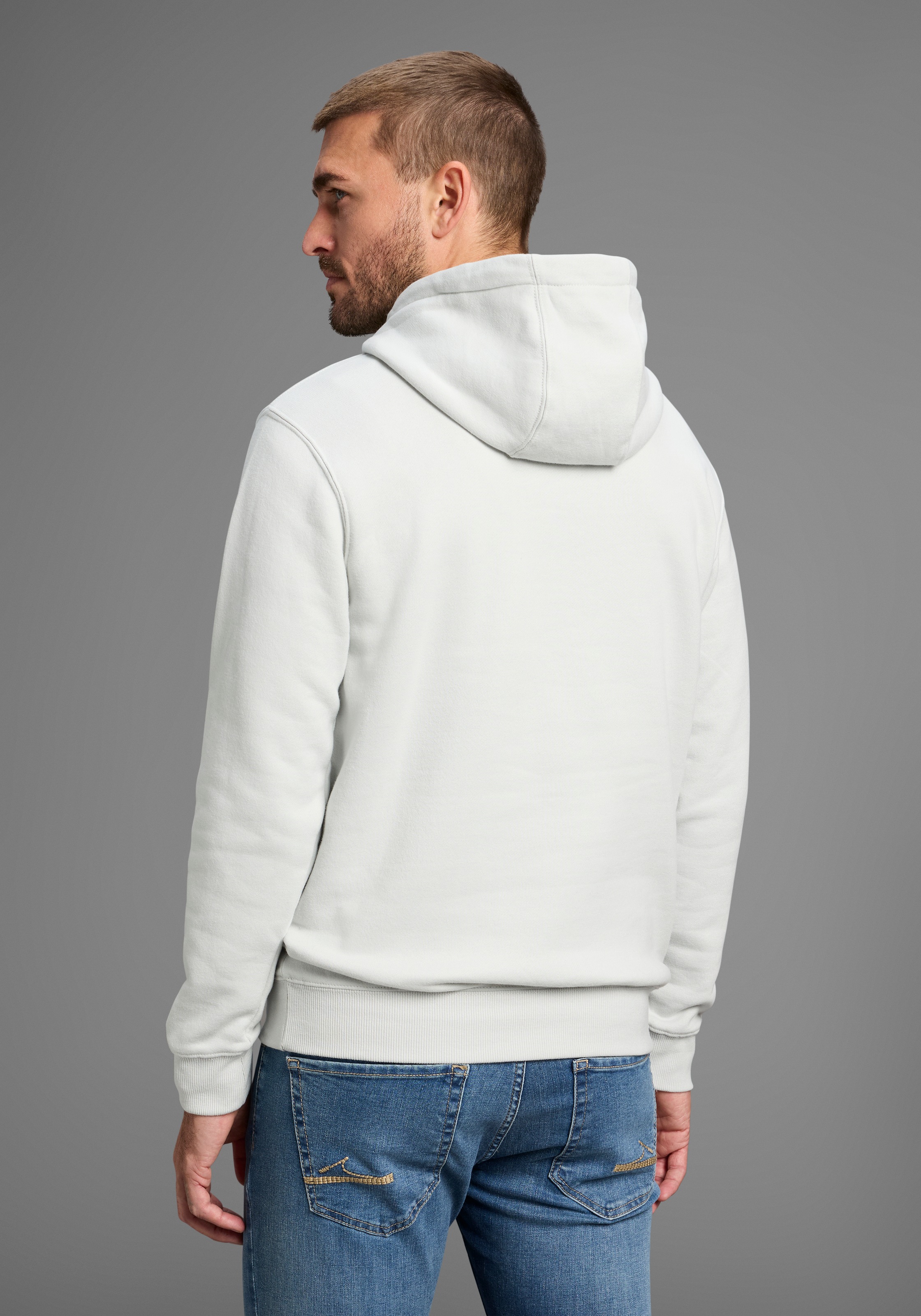 DELMAO Kapuzensweatshirt, Langarm, lockere Passform, mit Print, mit Kapuze günstig online kaufen