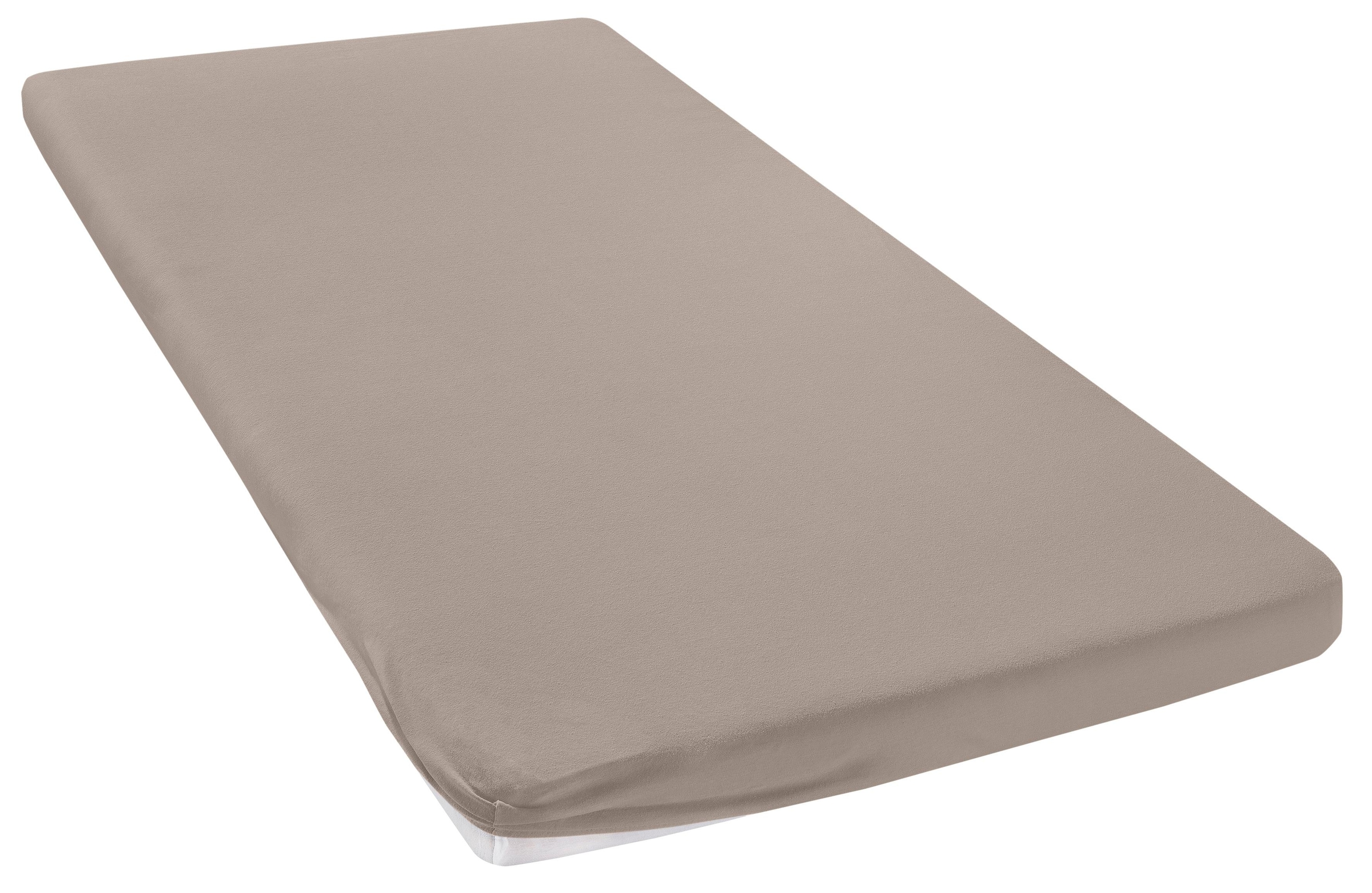 OTTO home Spannbettlaken "Topper Basic, in Gr. 90x200, 140x200 oder 180x200 cm" Baumwolle, Matratzen bis 8 cm Höhe, Bettlaken, Spannbetttuch, Laken