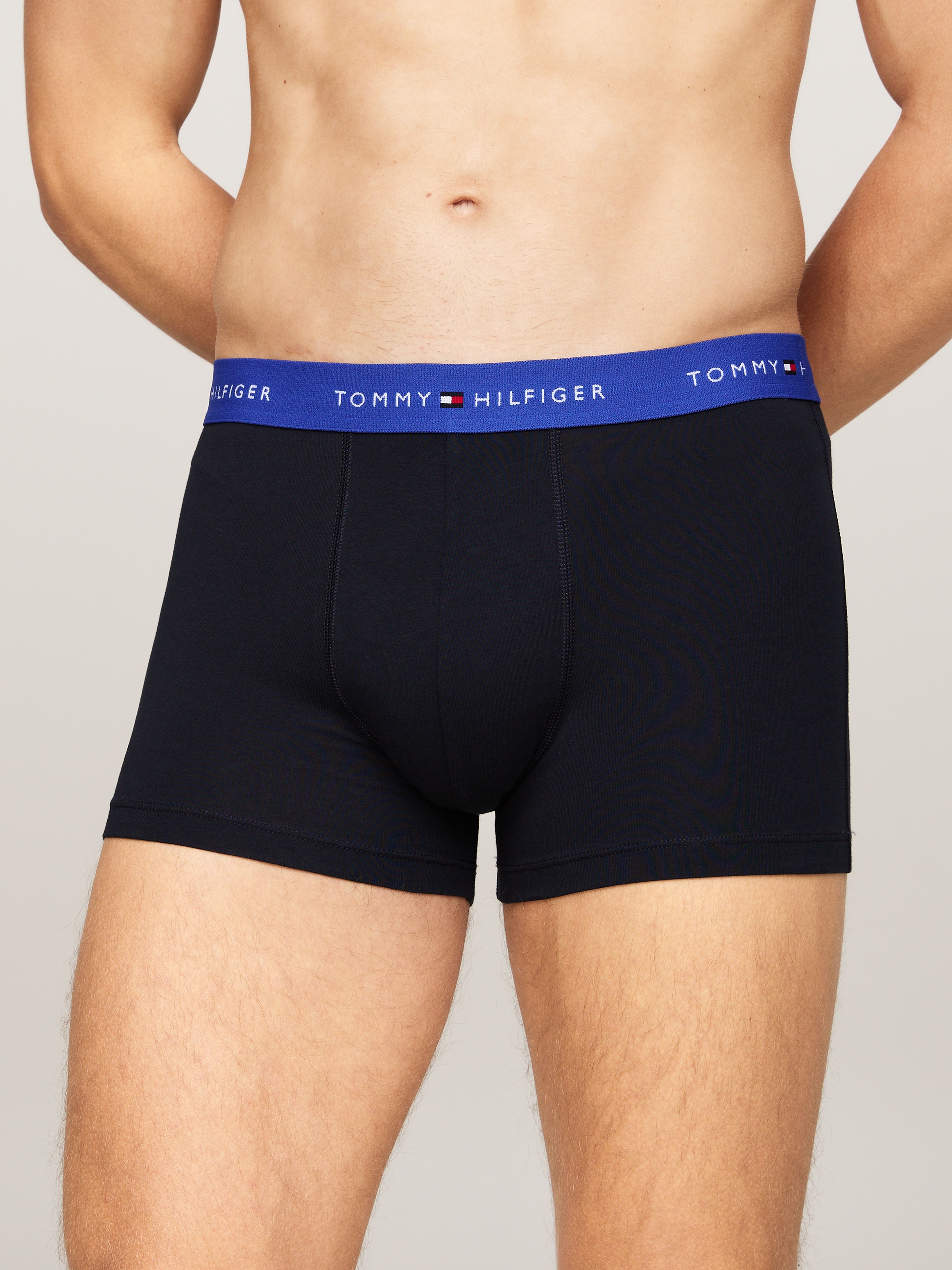 Tommy Hilfiger Underwear Trunk »3P WB TRUNK«, (Packung, 3 St., 3er-Pack), mit Logobund