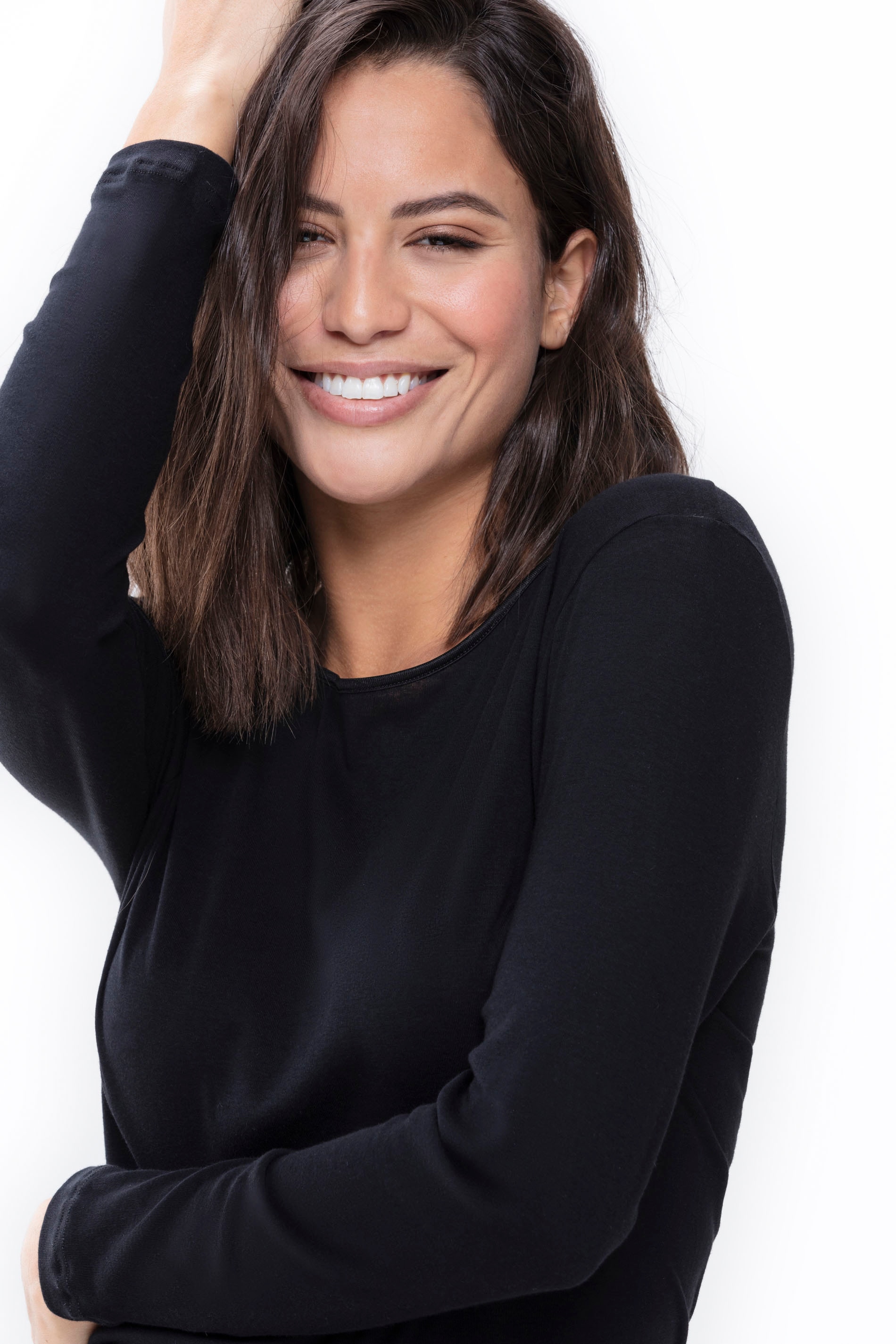 Mey Langarmshirt »Noblesse« Ohne auftragende Seitennähte